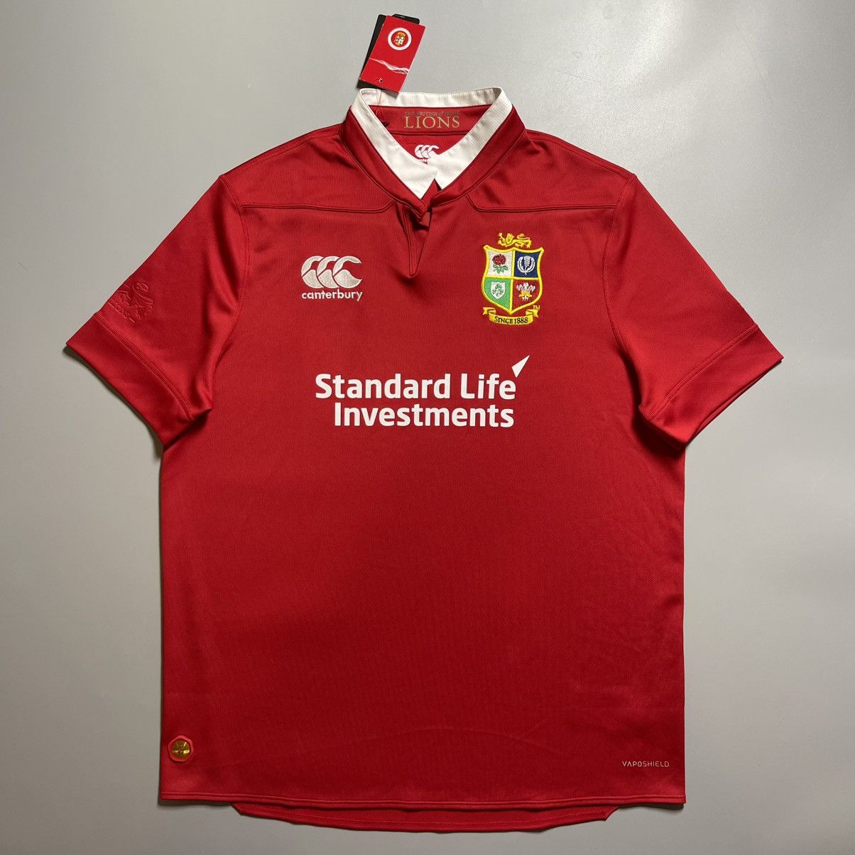 Canterbury of New Zealand × Vintage NWT 2017 BRITISH AND IRISH LIONS RUGBY JERSEY Size US XXL / EU 58 / 5 - 1 Thumbnail