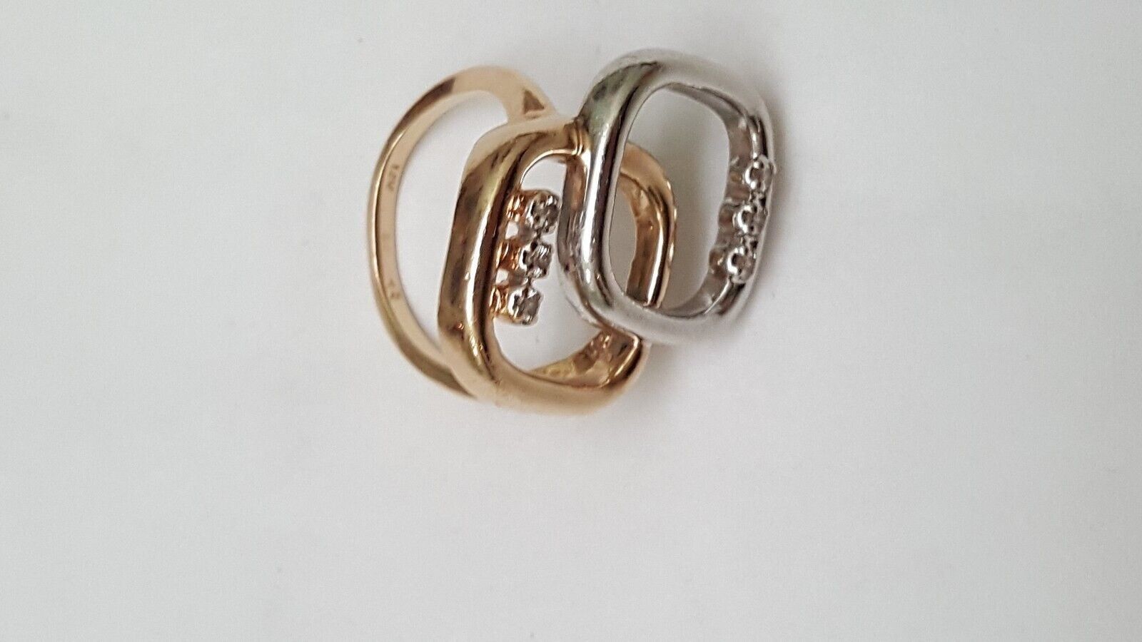 Other Amazing Art Deco 14k Yellow & White Gold .50ct Diamonds Ring Size ONE SIZE - 4 Thumbnail