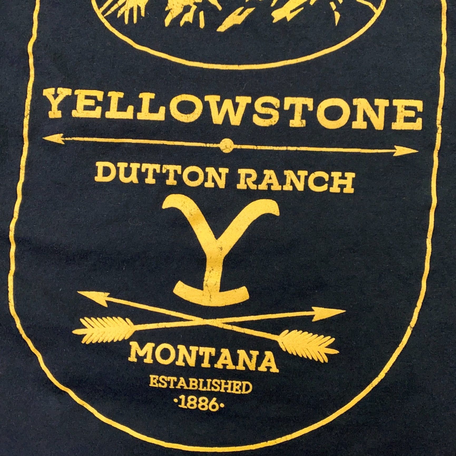 Vintage VINTAGE Yellowstone Dutton Ranch Womens Shirt Top Small Black Paramount TV Show Montana Size S / US 4 / IT 40 - 3 Thumbnail