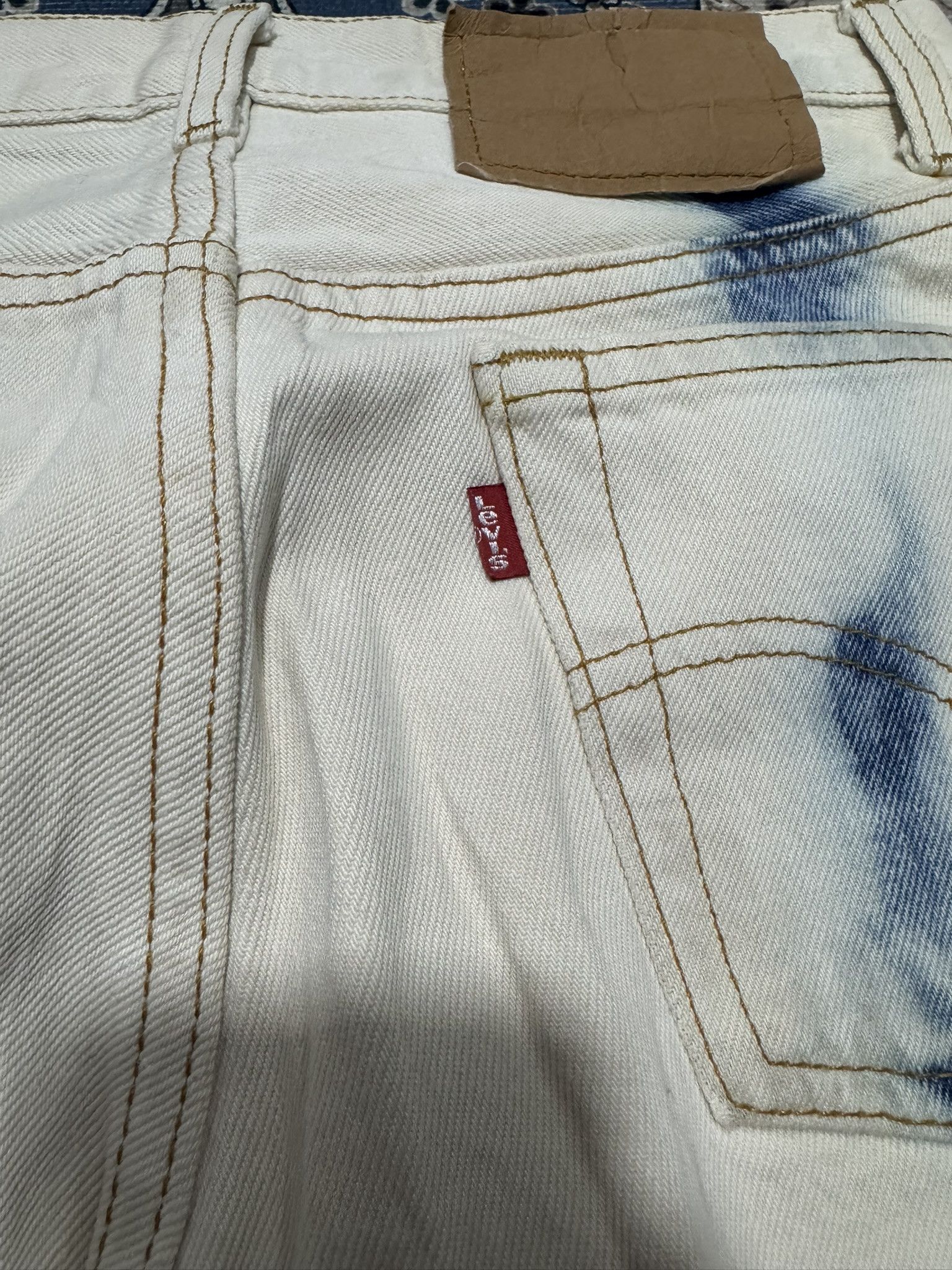 Levi's × Vintage Vintage Levis 501 Rindem 524 Buttonfly Bleach Jeans Size US 30 / EU 46 - 8 Thumbnail
