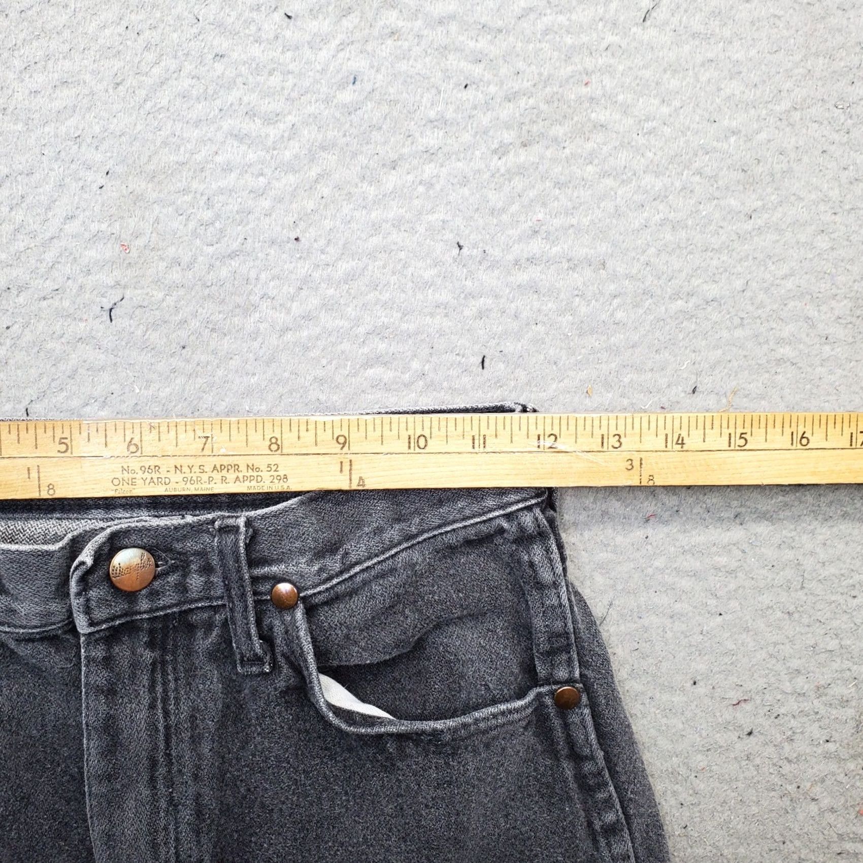 Wrangler Wrangler Jeans Womens 7x32 Gray Denim Dark Wash Streetwear Straight Leg Outdoor Jeans Size 28" / US 6 / IT 42 - 6 Thumbnail