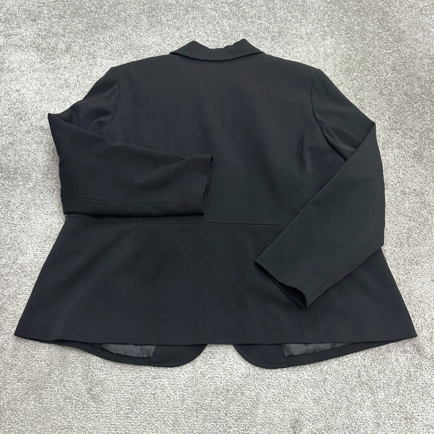 Charter Club Charter Club Blazer Womens 18W Black Single Breasted Business Work Jacket Size XXL / US 16-18 / IT 52-54 - 2 Thumbnail