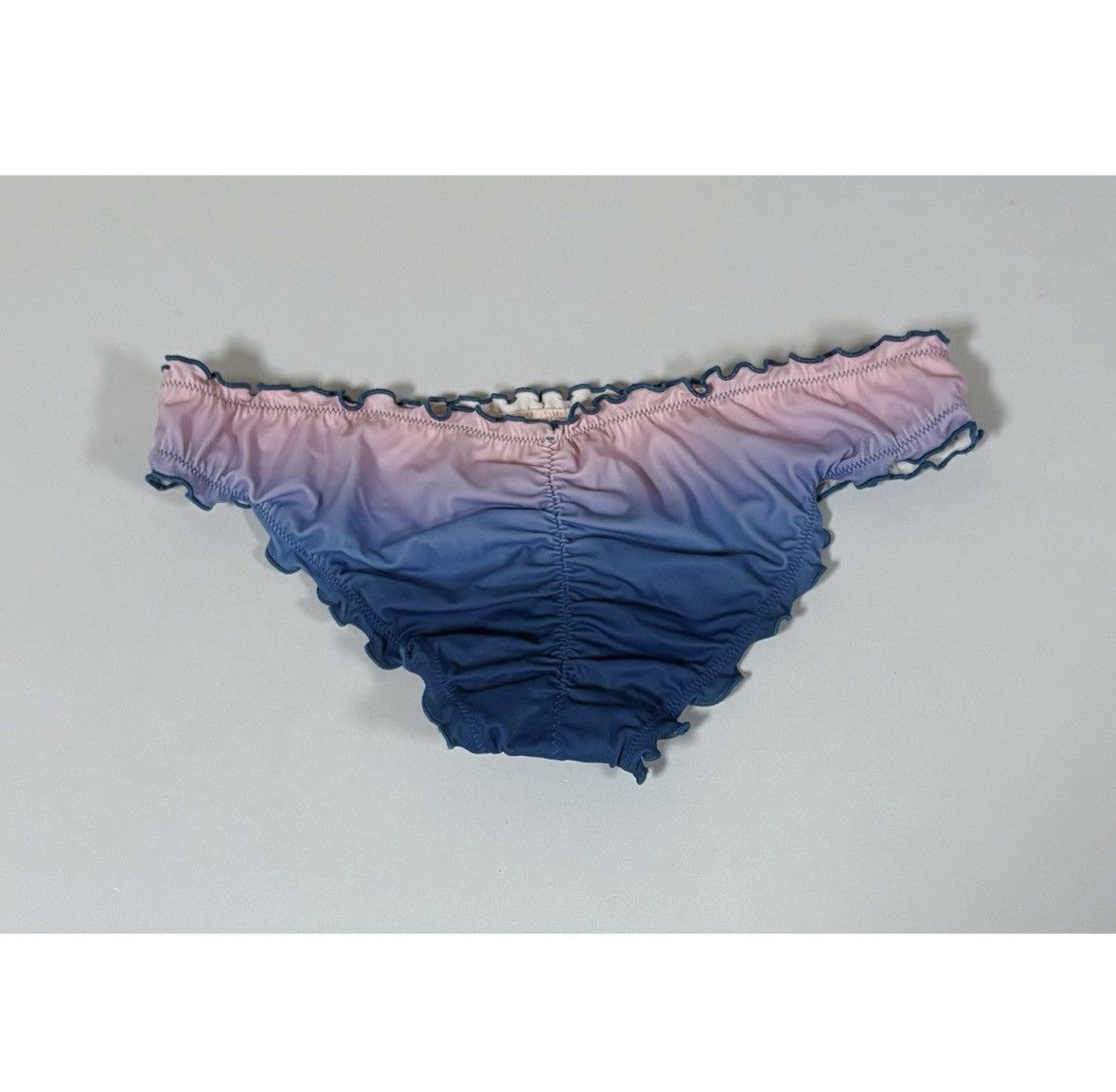 Japanese Brand Purple Ombré Ruched Bikini Bottoms Bathing Suit Size S 💜✨ Size ONE SIZE - 5 Thumbnail