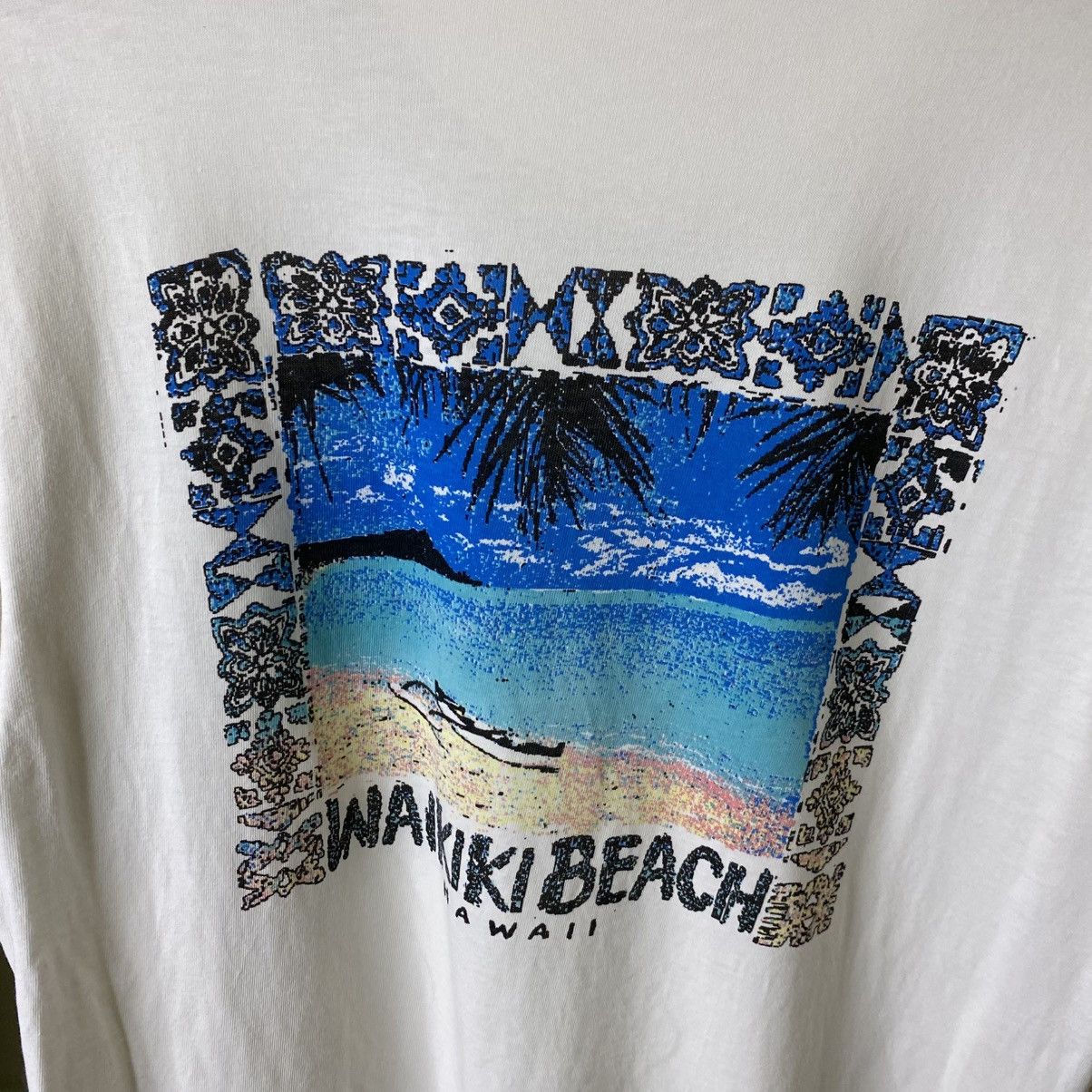 Vintage 1990s Crazy Shirts Waikiki Beach Hawaii Surf Style T Shirt Size US L / EU 52-54 / 3 - 2 Thumbnail
