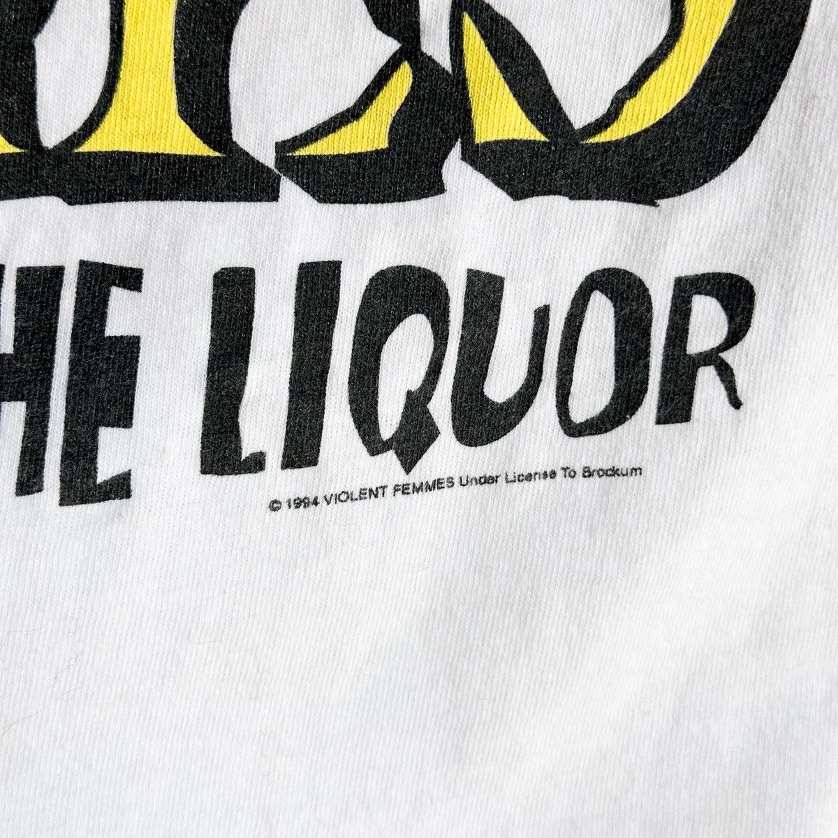 Brockum 90s Vintage VIOLENT FEMMES Dont Start Me On The Liquor Shirt Size US XL / EU 56 / 4 - 3 Thumbnail