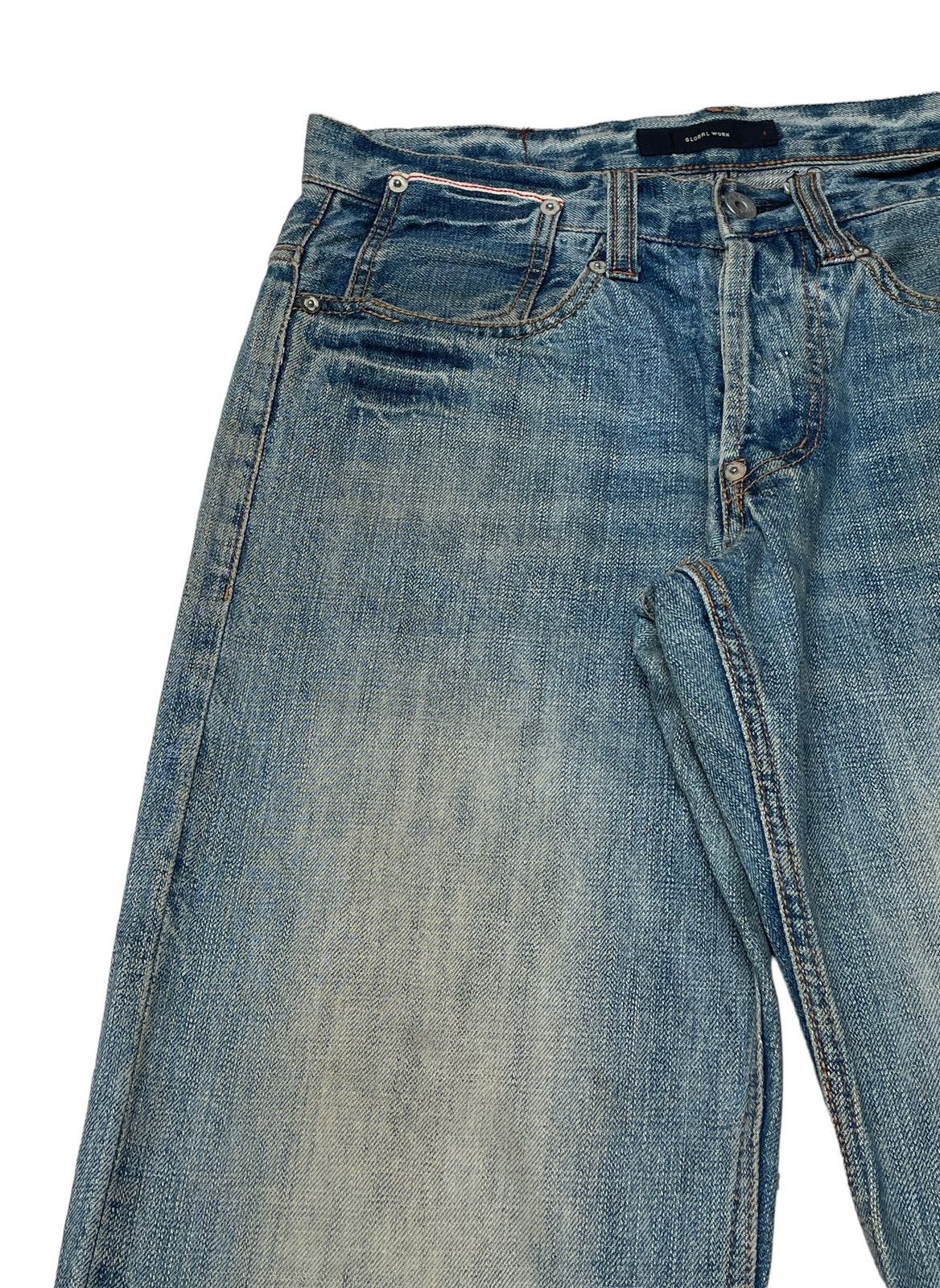 Global Work × Japanese Brand × Vintage Vintage Japanese Brand Global Work Jeans 1990s Size US 30 / EU 46 - 4 Thumbnail