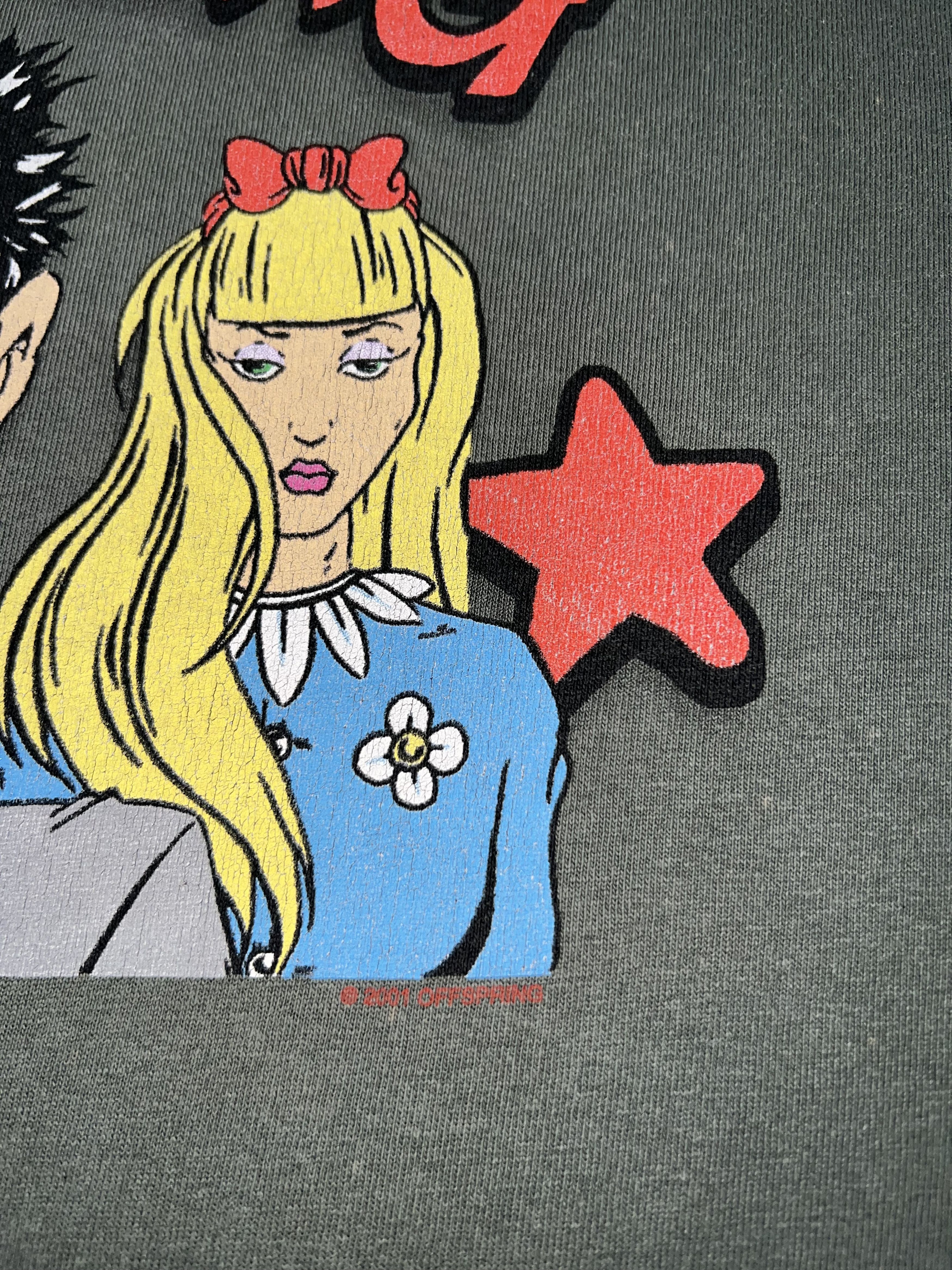 Band Tees Vintage 2001 Offspring Sexy Girl Punk Rock Band T-shirt Size US XL / EU 56 / 4 - 5 Thumbnail