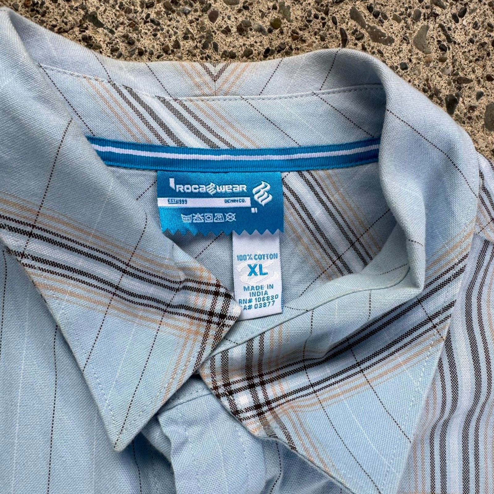 Rocawear Y2k rocawear blue plaid shirt Size US XL / EU 56 / 4 - 5 Thumbnail