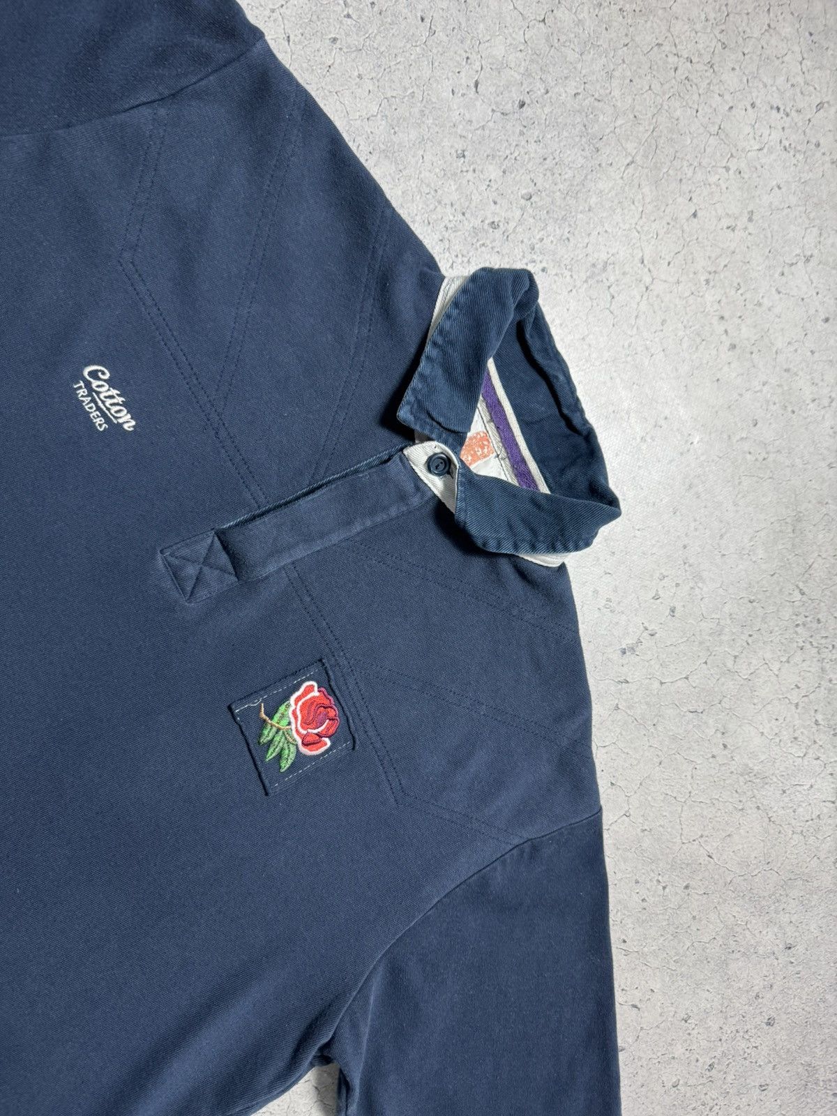 Cotton Traders Cotton Traders England Rugby Roses Polo Shirt Jersey Size US XL / EU 56 / 4 - 4 Thumbnail
