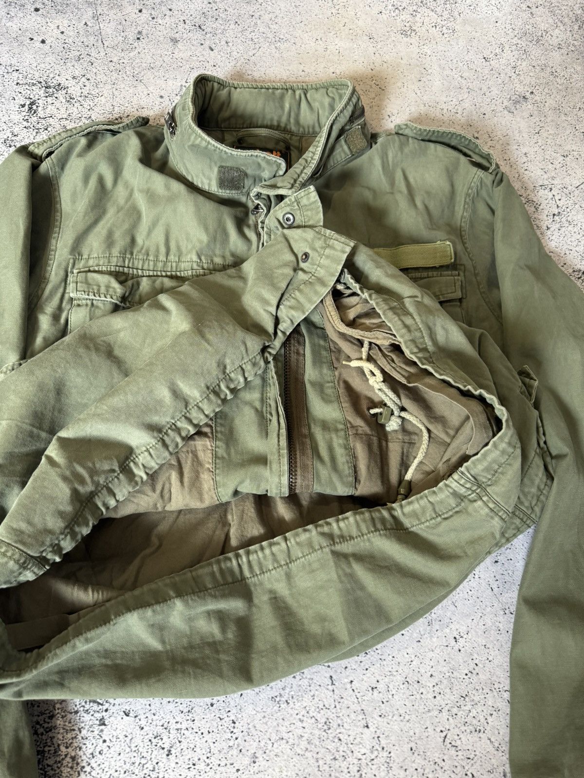 Schott Vintage M65 US Army Schott Jacket Conmar Zipper War Olive 90 Size US XL / EU 56 / 4 - 9 Thumbnail