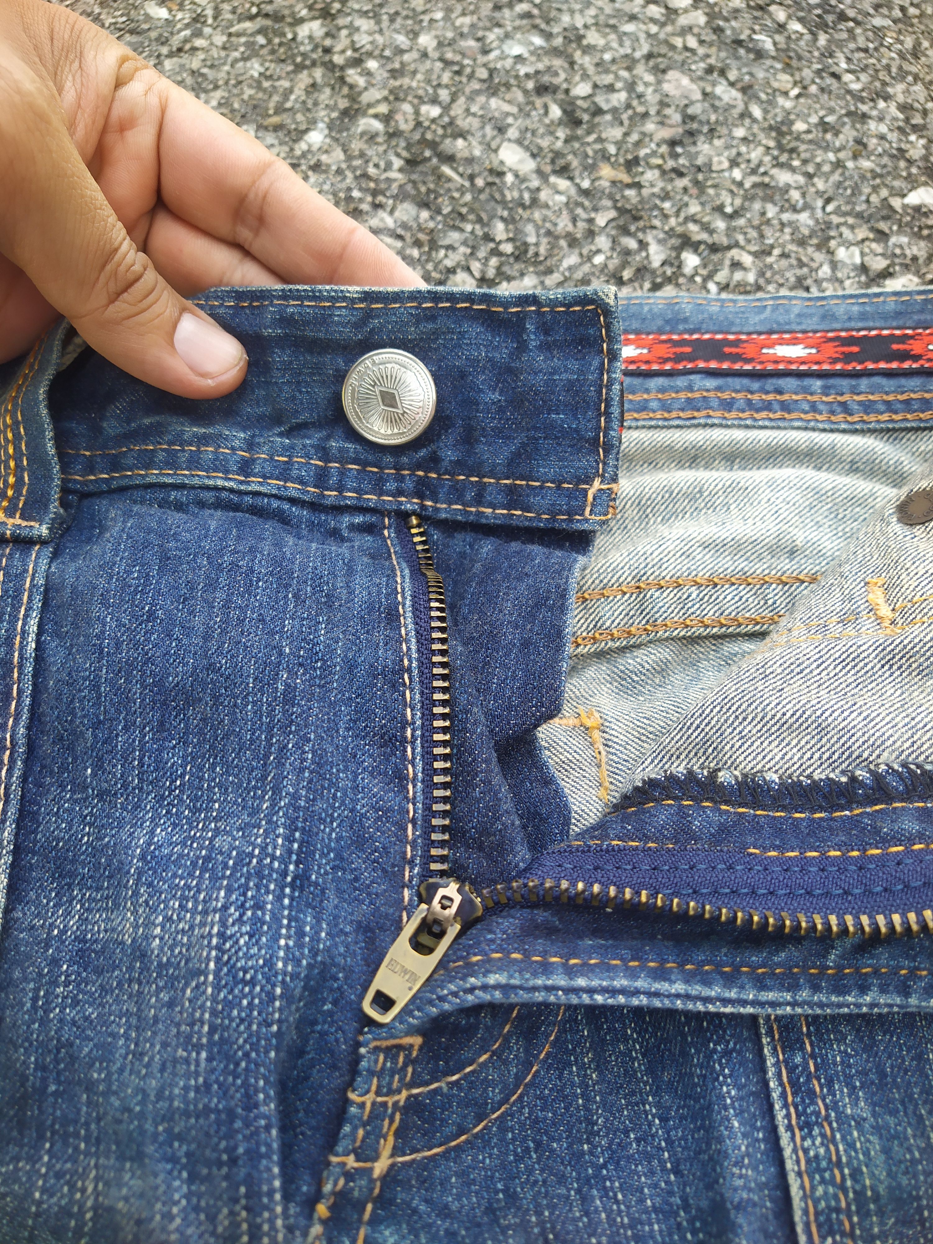 Edwin EDWIN XV "Exclusive Vintage" Distressed Wester Jeans Size US 31 - 7 Thumbnail