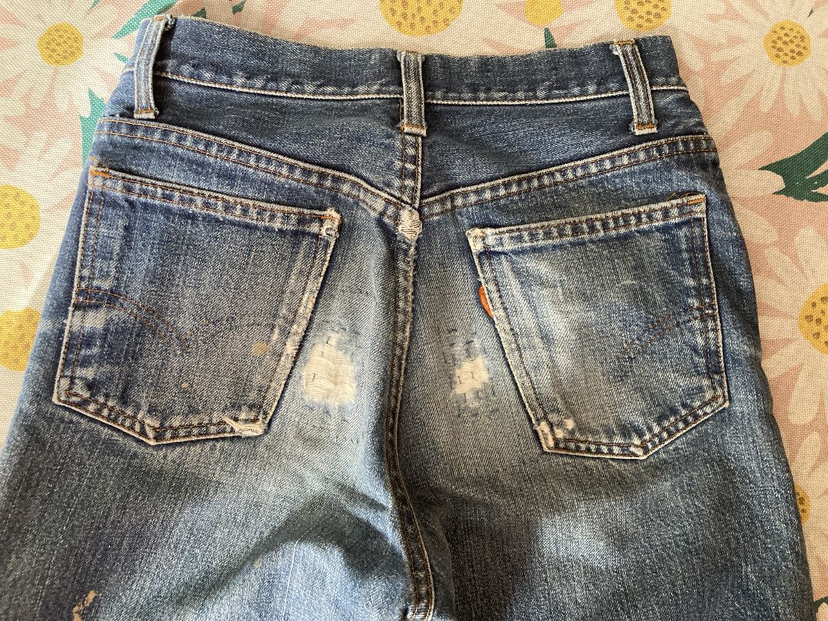 Levi's TRUE VINTAGE Levi’s 606 Big E Orange Tab Slims Size 24" / US 00 / IT 34 - 5 Thumbnail