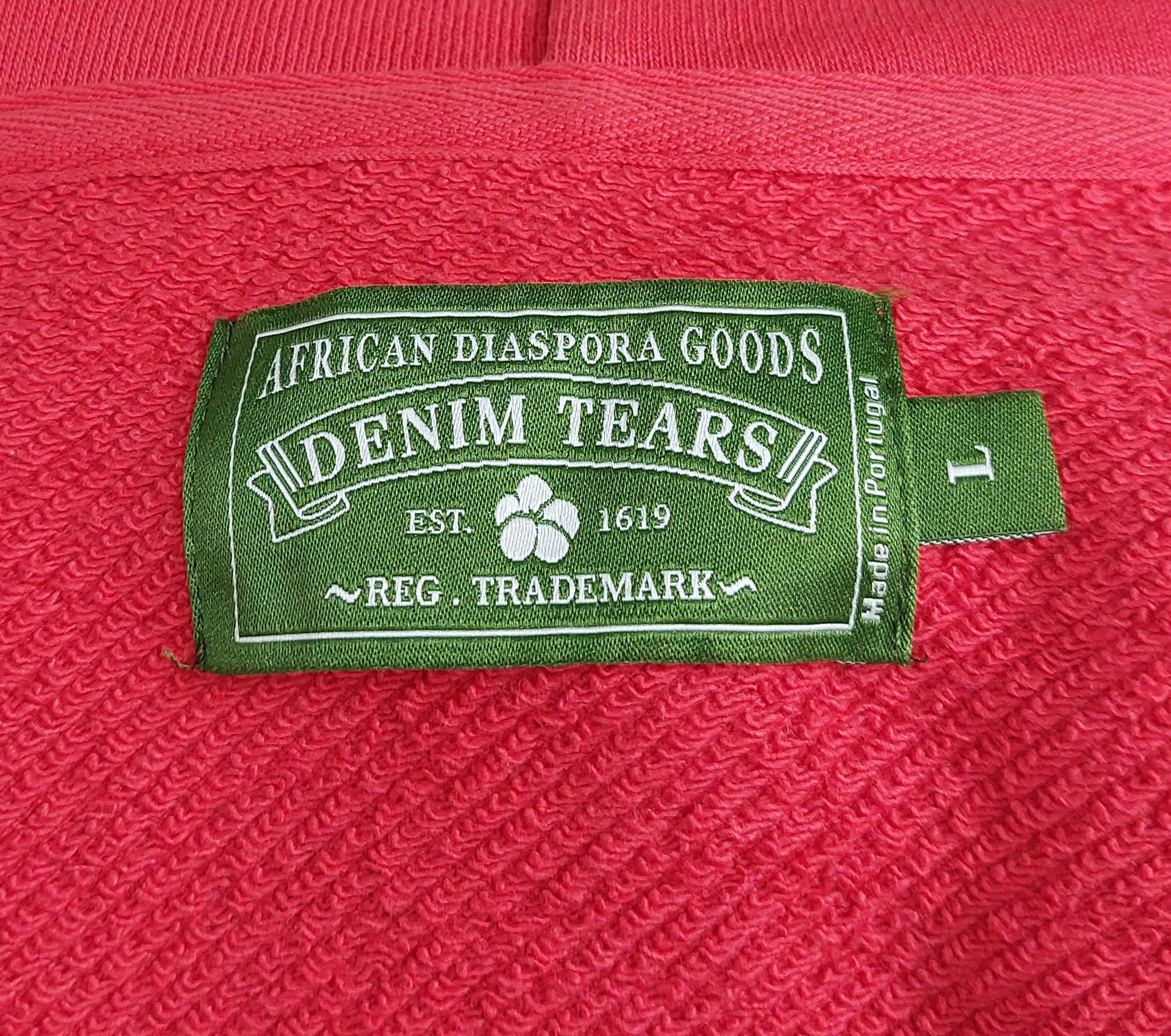 DENIM TEARS the cotton wreath hoodie - red L Size US L / EU 52-54 / 3 - 4 Thumbnail