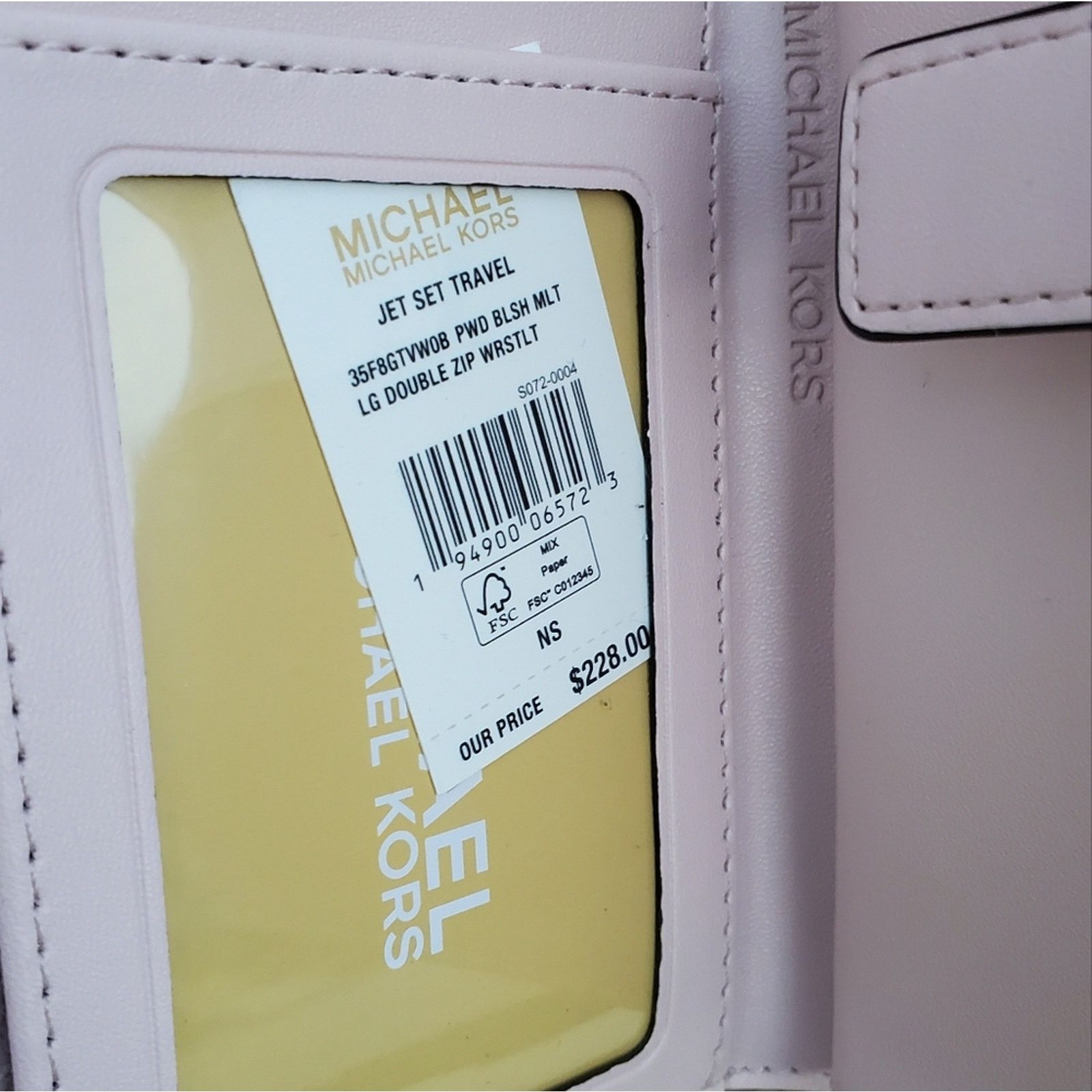 Michael Kors Michael Kors Wallet Vanilla Pink NWT Size ONE SIZE - 6 Thumbnail