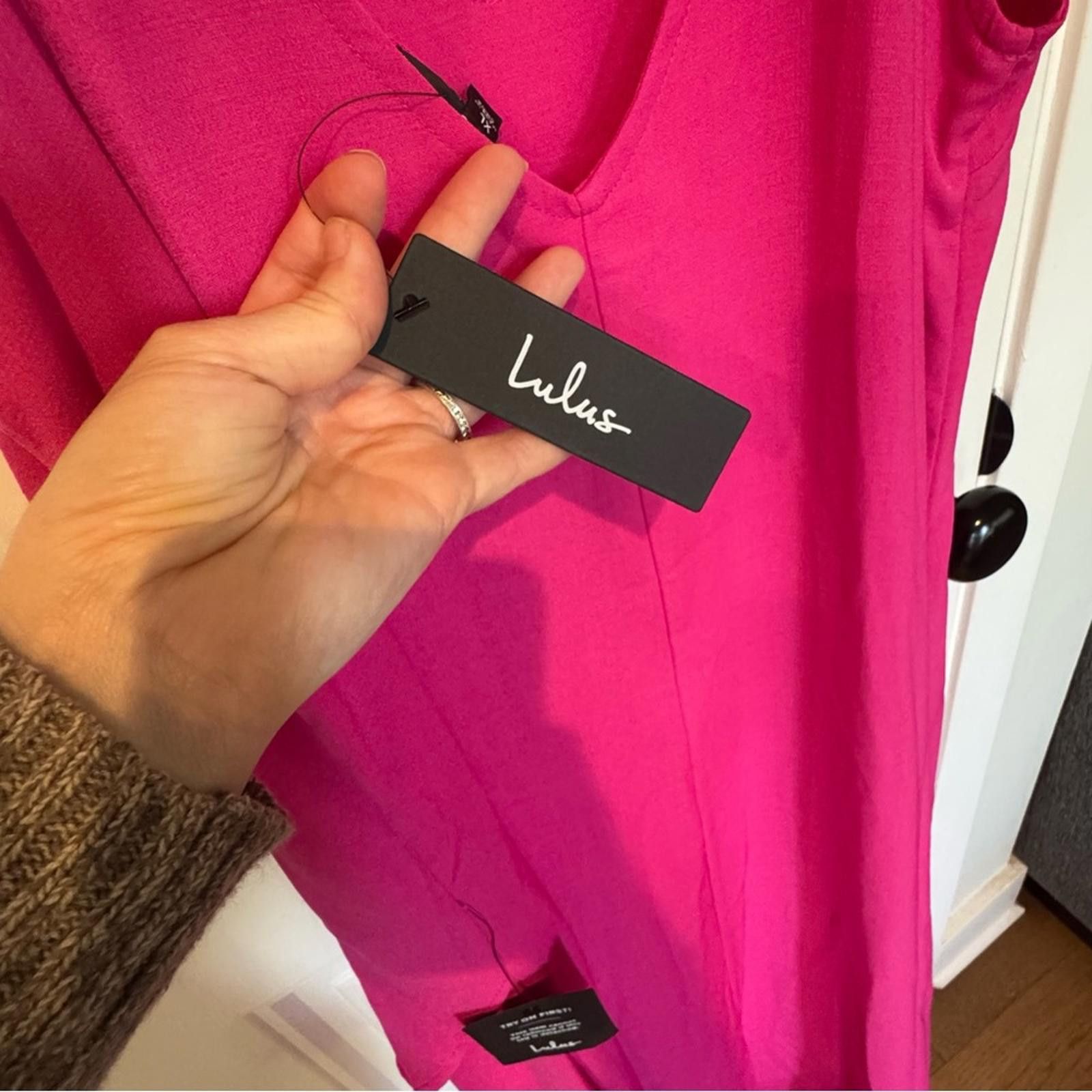 Lulus Lulu's pink High Low Dress-XL Size XL / US 12-14 / IT 48-50 - 4 Thumbnail