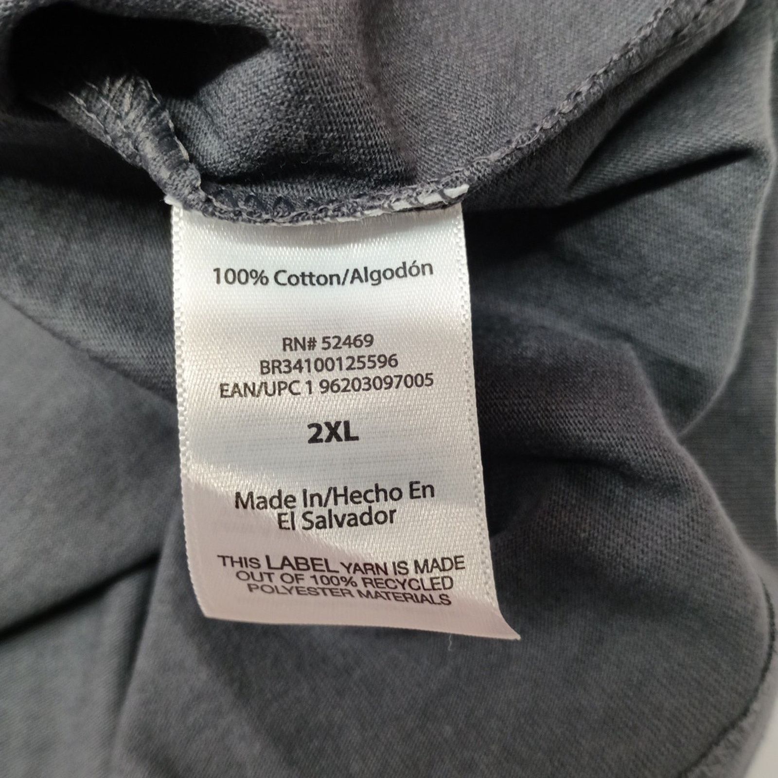 Other 2 Brahma Core Work T-Shirt 2XL 50-52 Gray , White Pocket Tee Size US XXL / EU 58 / 5 - 7 Thumbnail