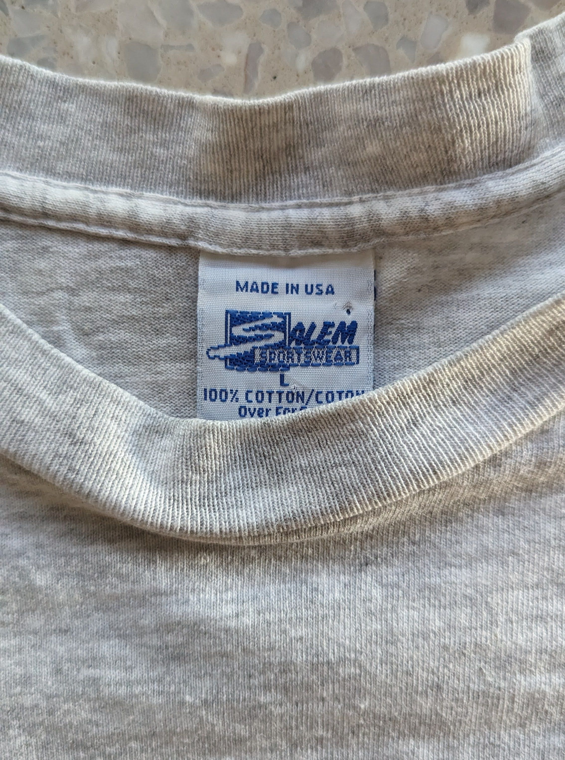 Salem Sportswear ORIGINAL VINTAGE NBA ORLANDO ALL STAR GAME 1992 TSHIRT Size US L / EU 52-54 / 3 - 3 Thumbnail