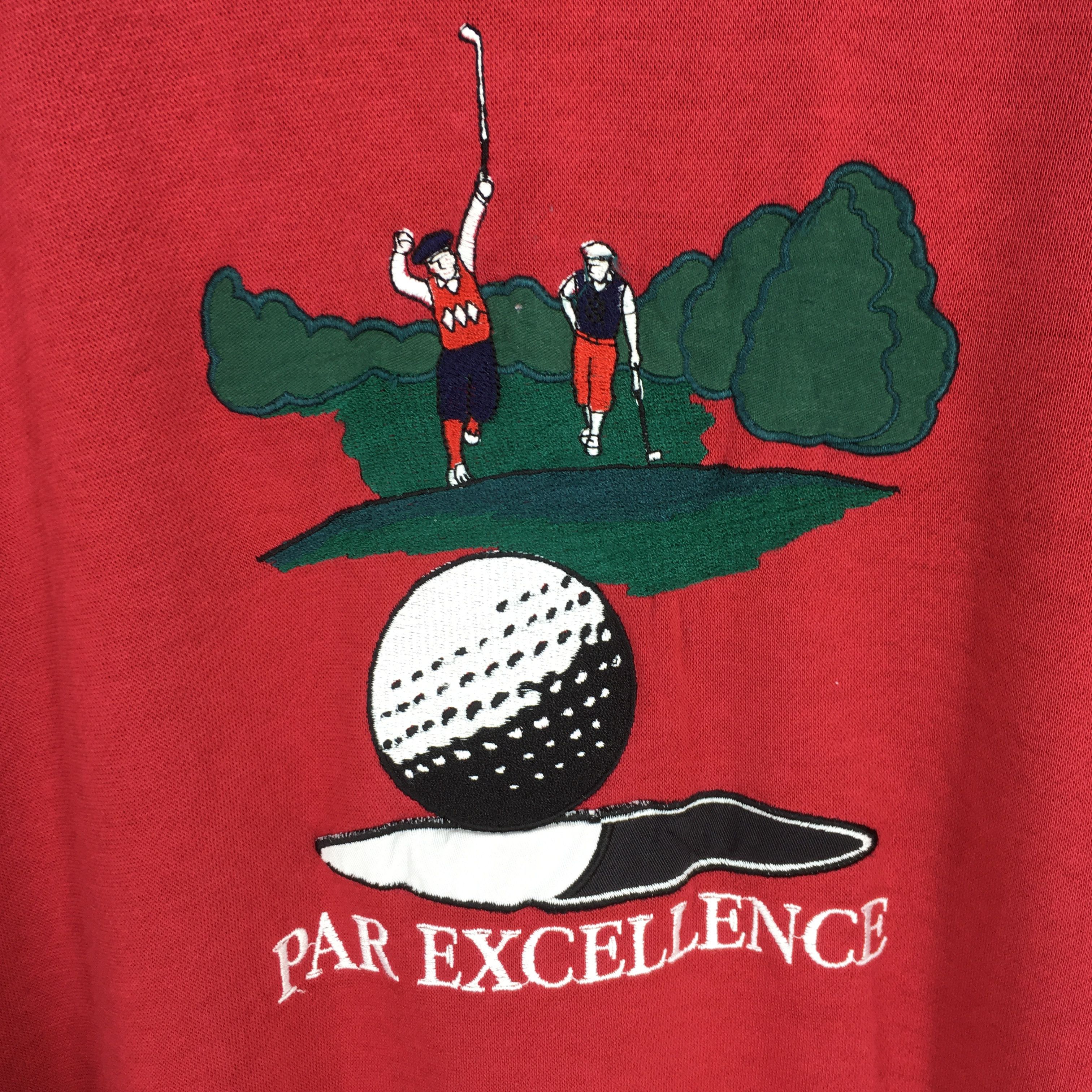 Golf le Fleur Vintage Golf Par Excellence Red Sweatshirt Large Size US L / EU 52-54 / 3 - 4 Thumbnail