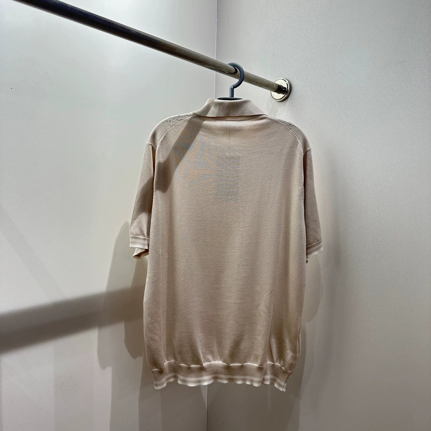 Miu Miu MIU MIU feb483 25SS Silk Logo Polo Shirt 36 Size XS / US 0-2 / IT 36-38 - 2 Thumbnail