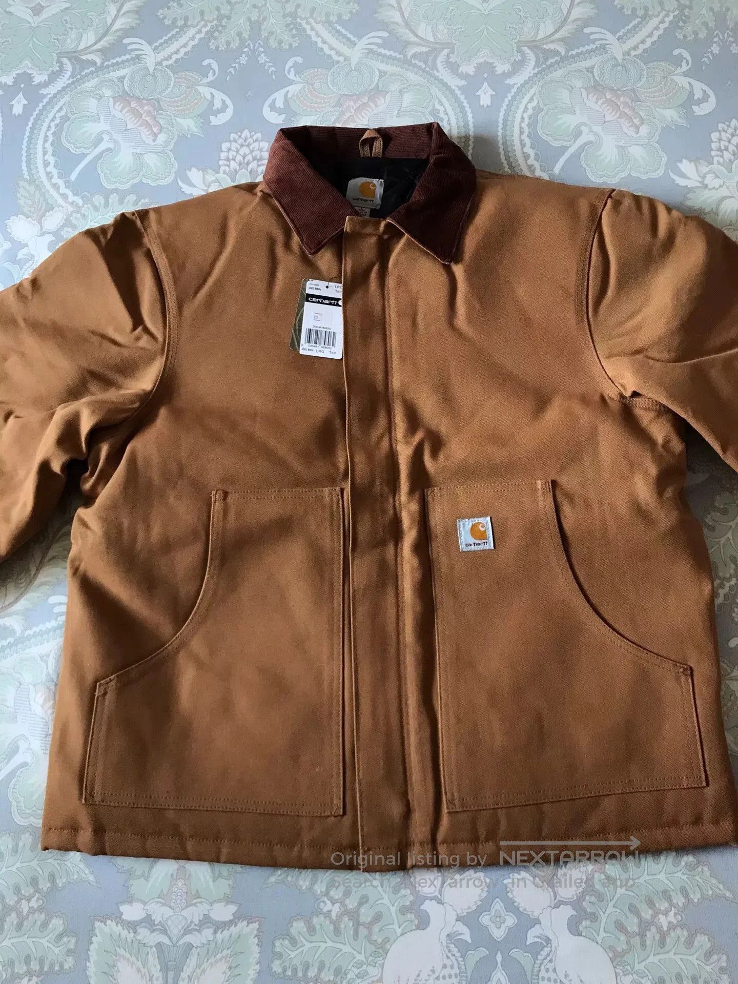 Carhartt Carhartt J002 Brown Canvas Work Jacket. Size US L / EU 52-54 / 3 - 4 Thumbnail