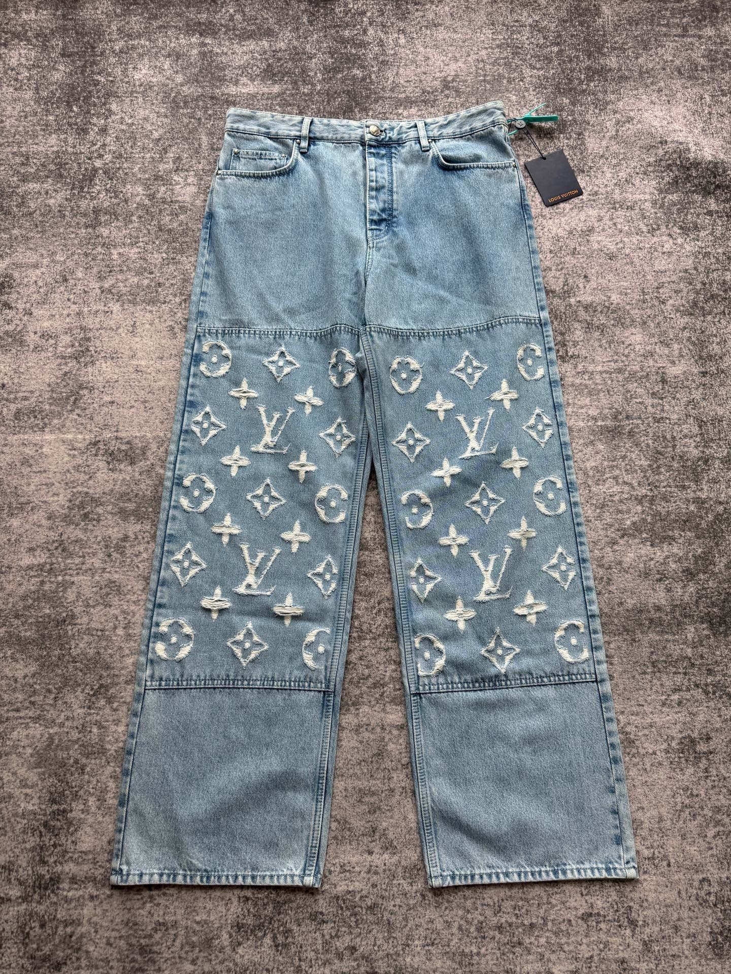 Louis Vuitton Louis Vuitton Retro Blue Denim Jeans 28 Men Size US 28 / EU 44 - 1 Thumbnail