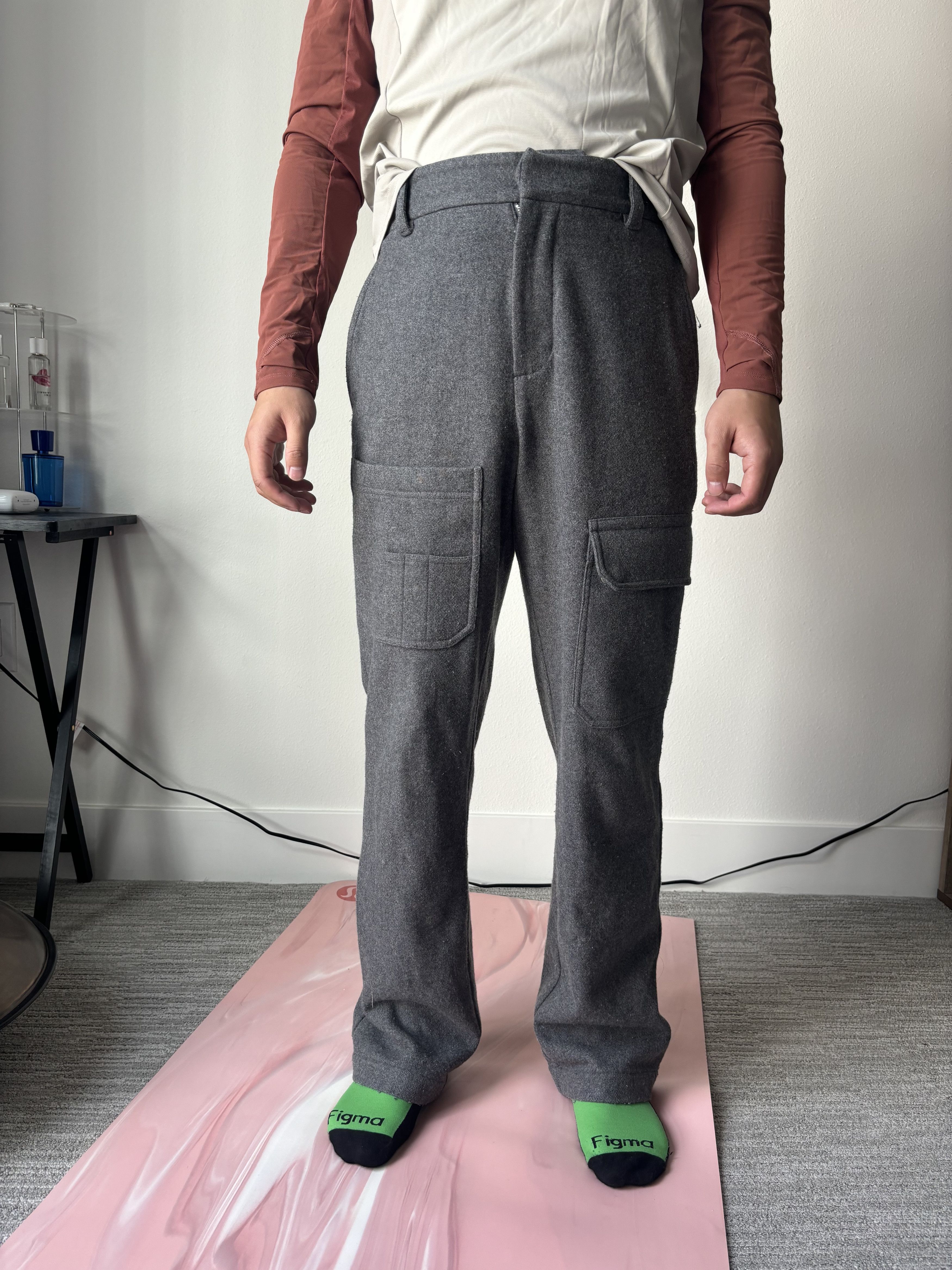 Helmut Lang Helmut Lang Wool Pants Gray size S Size US 29 - 1 Thumbnail