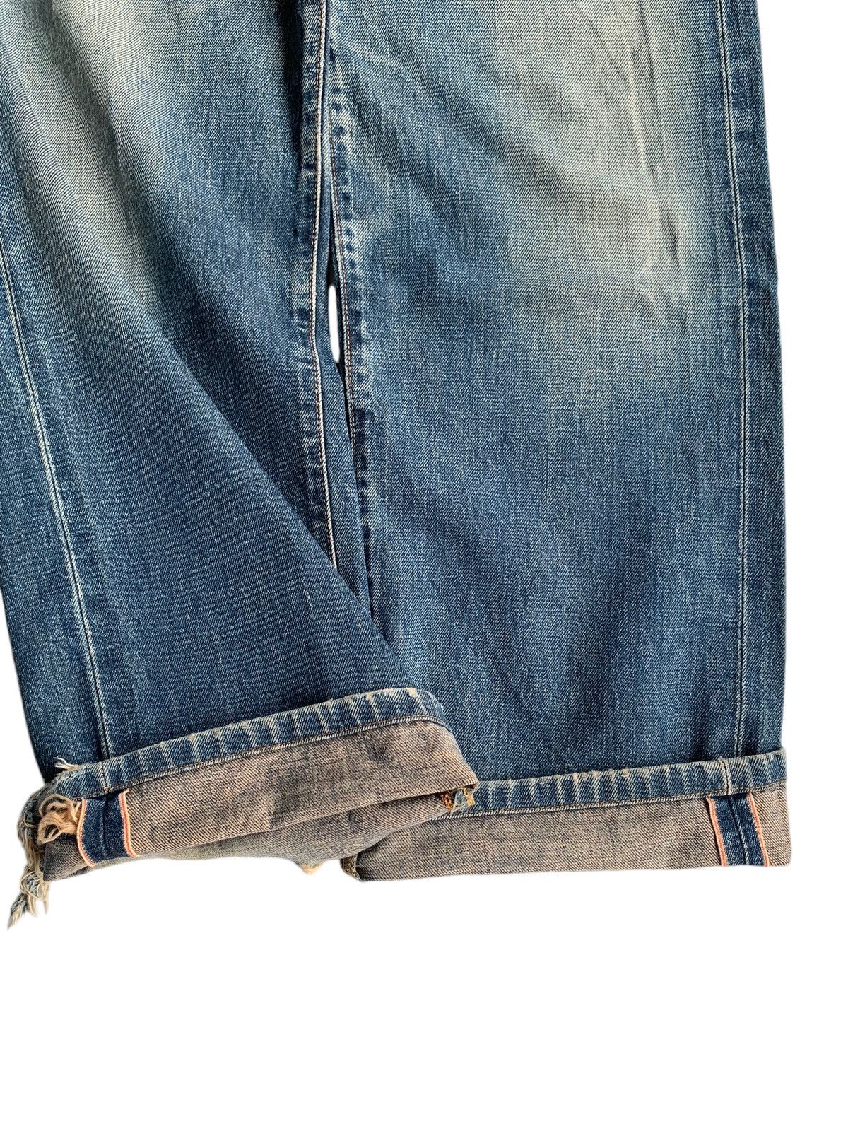 Japanese Brand × Kapital × Vintage Vintage Edwin 505X Mudwash Selvedge Distressed Denim Size US 29 - 15 Thumbnail