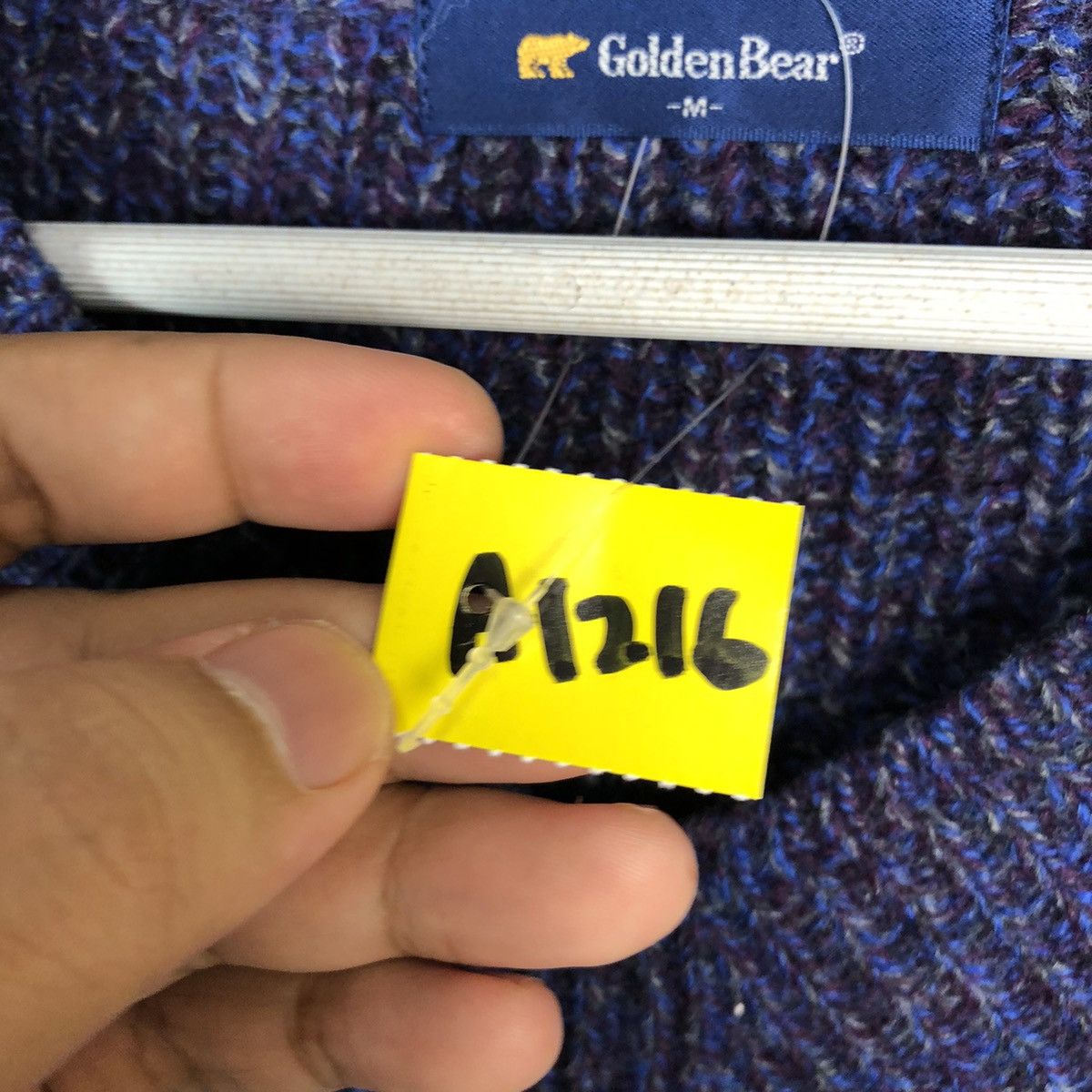 Golden Bear Golden Bear vintage Blue Knitwear sweatshirt #A1216 Size US M / EU 48-50 / 2 - 10 Thumbnail