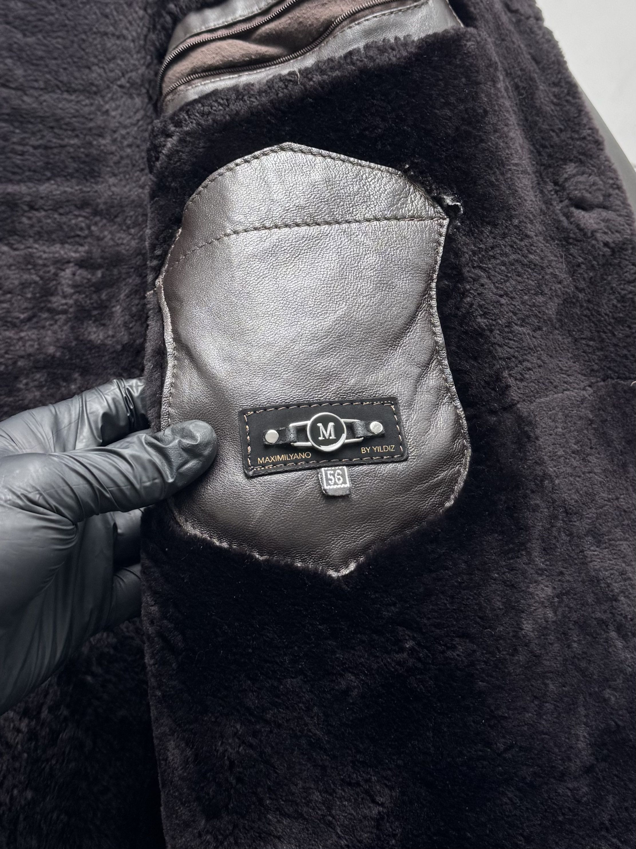 Vintage Vintage Real Sheepskin Coat (B250)D15E2 Size US XXL / EU 58 / 5 - 9 Thumbnail