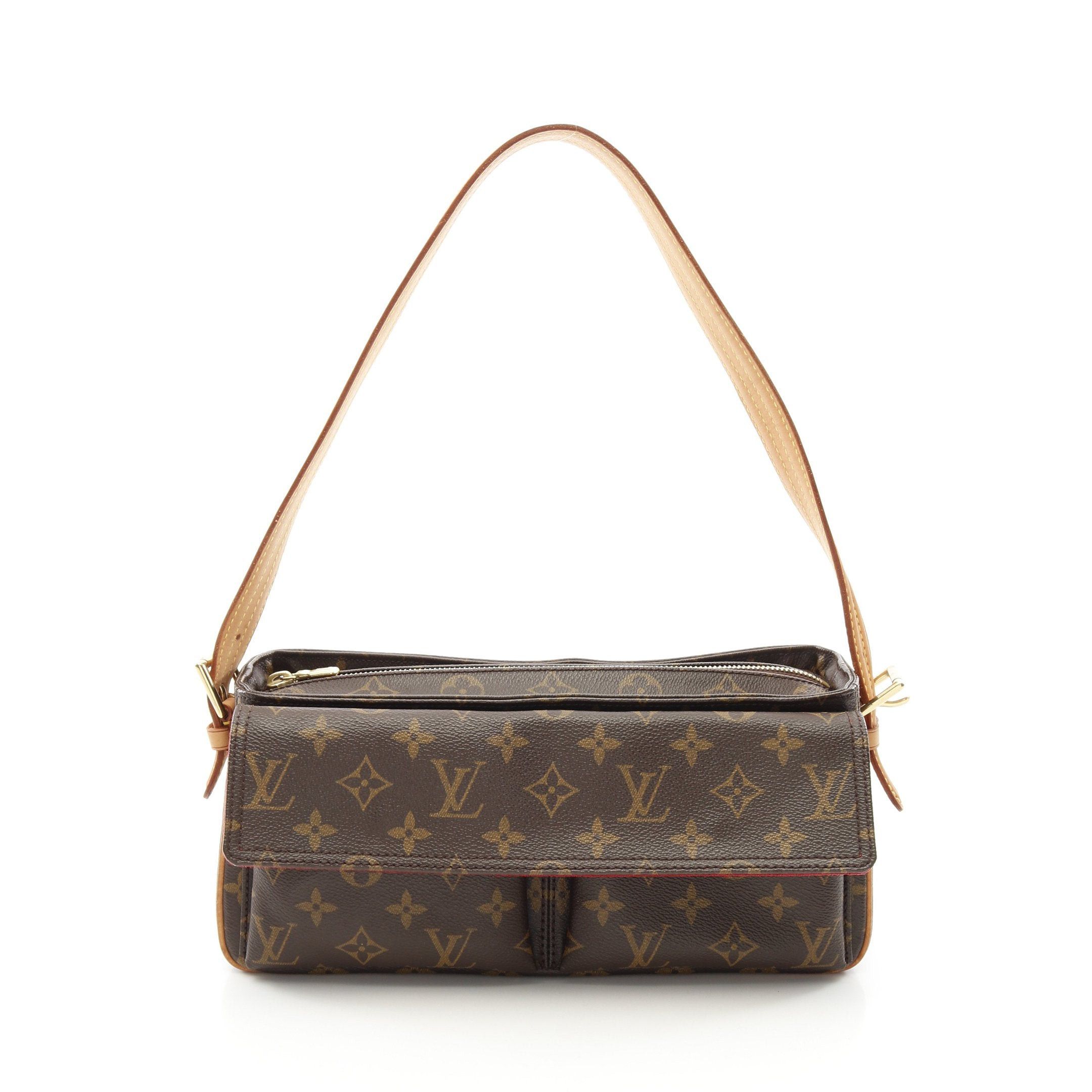 Louis Vuitton Louis Vuitton Vivacite Mm Monogram Shoulder Bag Leather Brown Size ONE SIZE - 1 Thumbnail