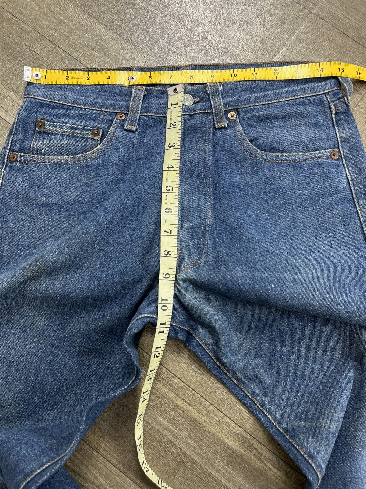 Levi's Vintage Clothing 🇺🇸1980s Vintage Levis 501 30x36 Straight Leg Blue Jeans Size US 30 / EU 46 - 22 Thumbnail
