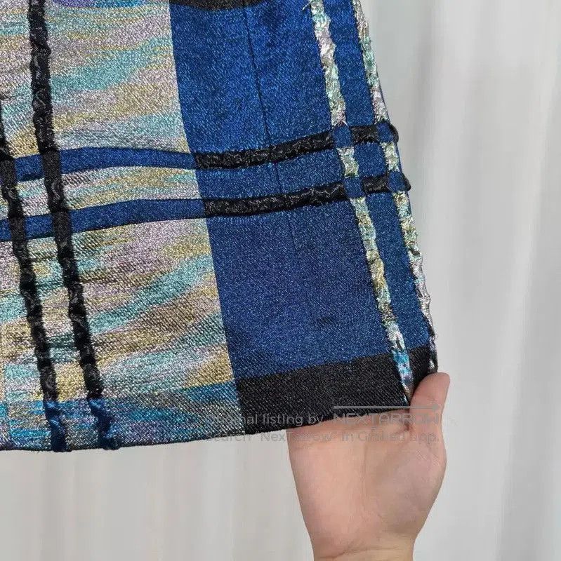 Dior Dior Multicolor Plaid A. Size 23" - 4 Thumbnail