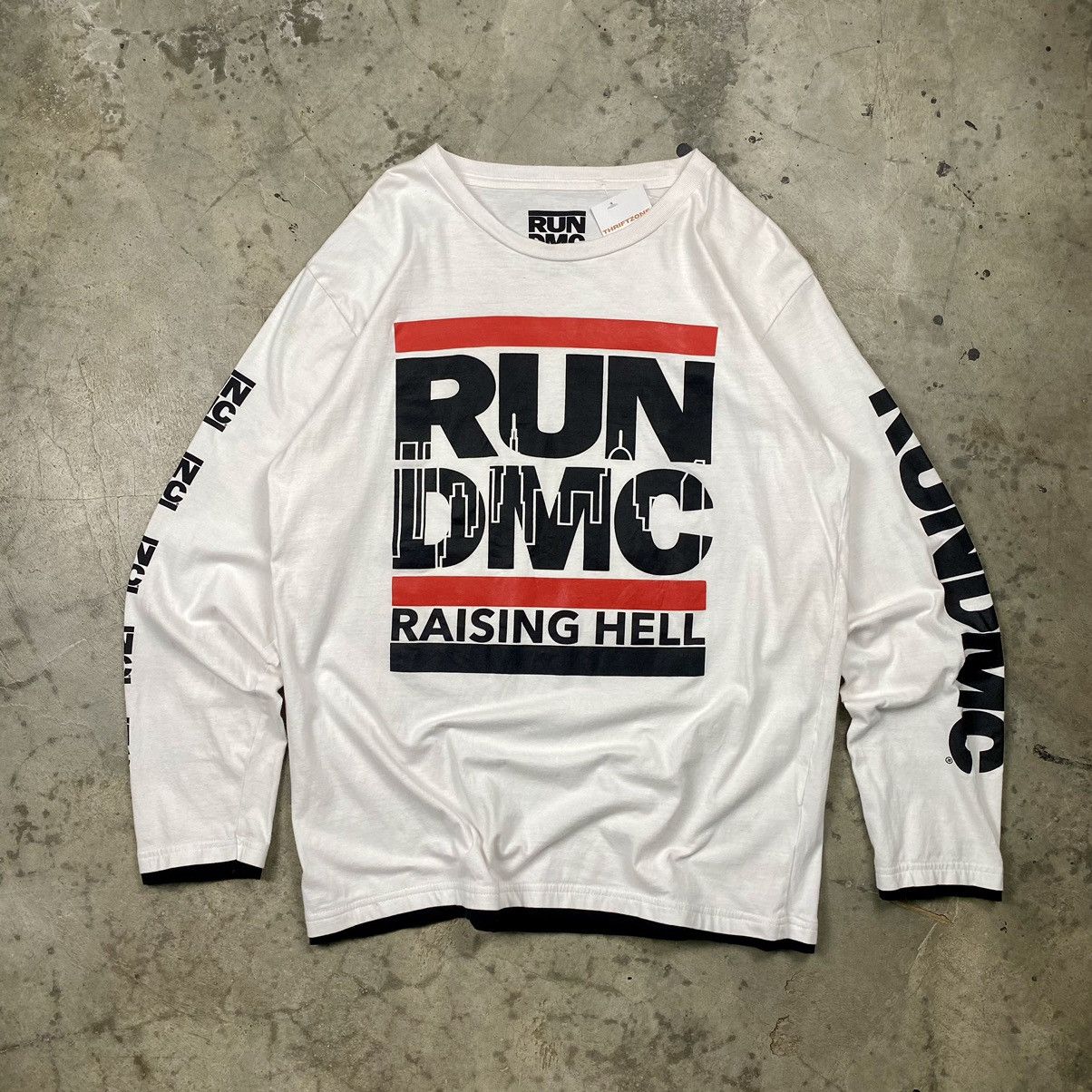 RUN DMC × Rap Tees Run Dmc Raising Hell LS Tee Size US M / EU 48-50 / 2 - 1 Thumbnail