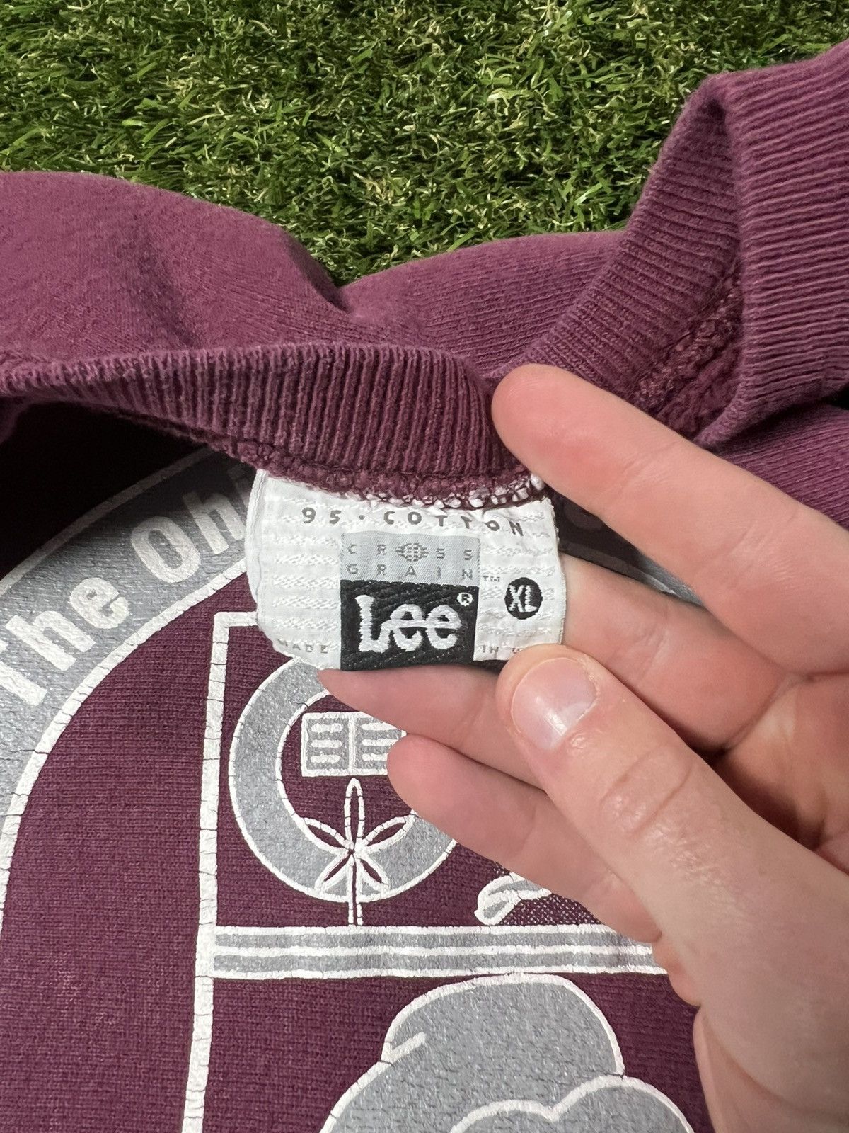 NCAA Vintage 90s Lee Ohio State University Fall College Crewneck Size US XL / EU 56 / 4 - 4 Thumbnail