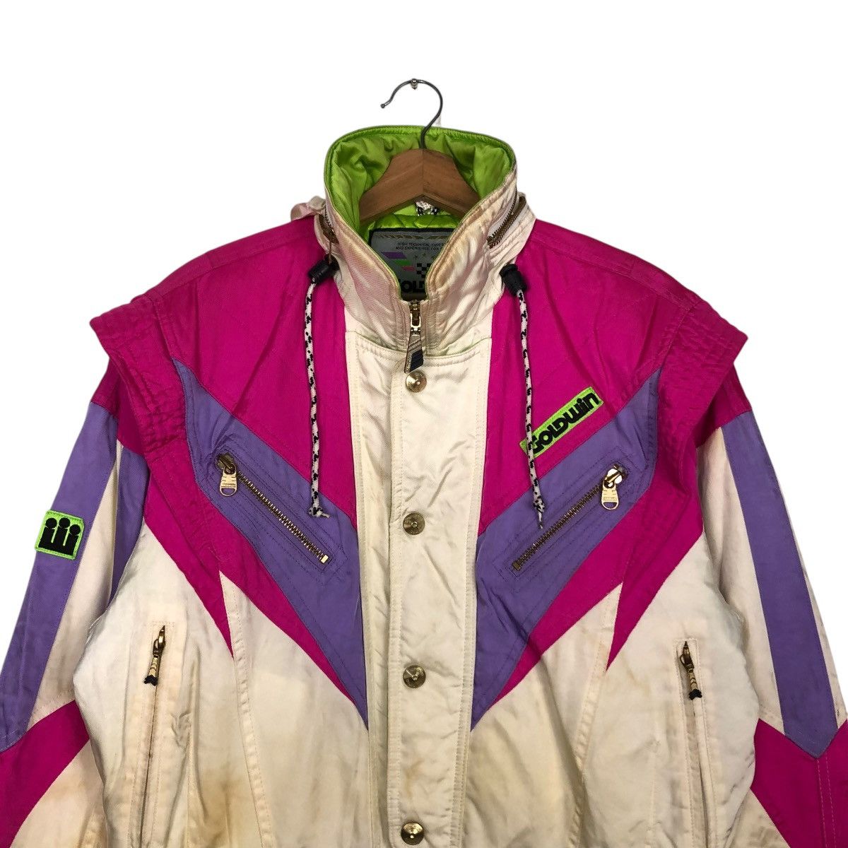 Japanese Brand 🔥VINTAGE CROPPED JACKET SKI WEAR STYLE GOLDWIN ISSEY MIYAKE Size US M / EU 48-50 / 2 - 5 Thumbnail