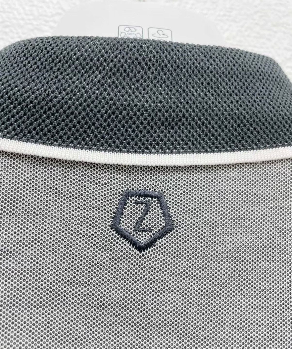 Z Zegna ZEGNA 100% Cotton Short Sleeve Polo Shirt J30 Size US S / EU 44-46 / 1 - 5 Thumbnail