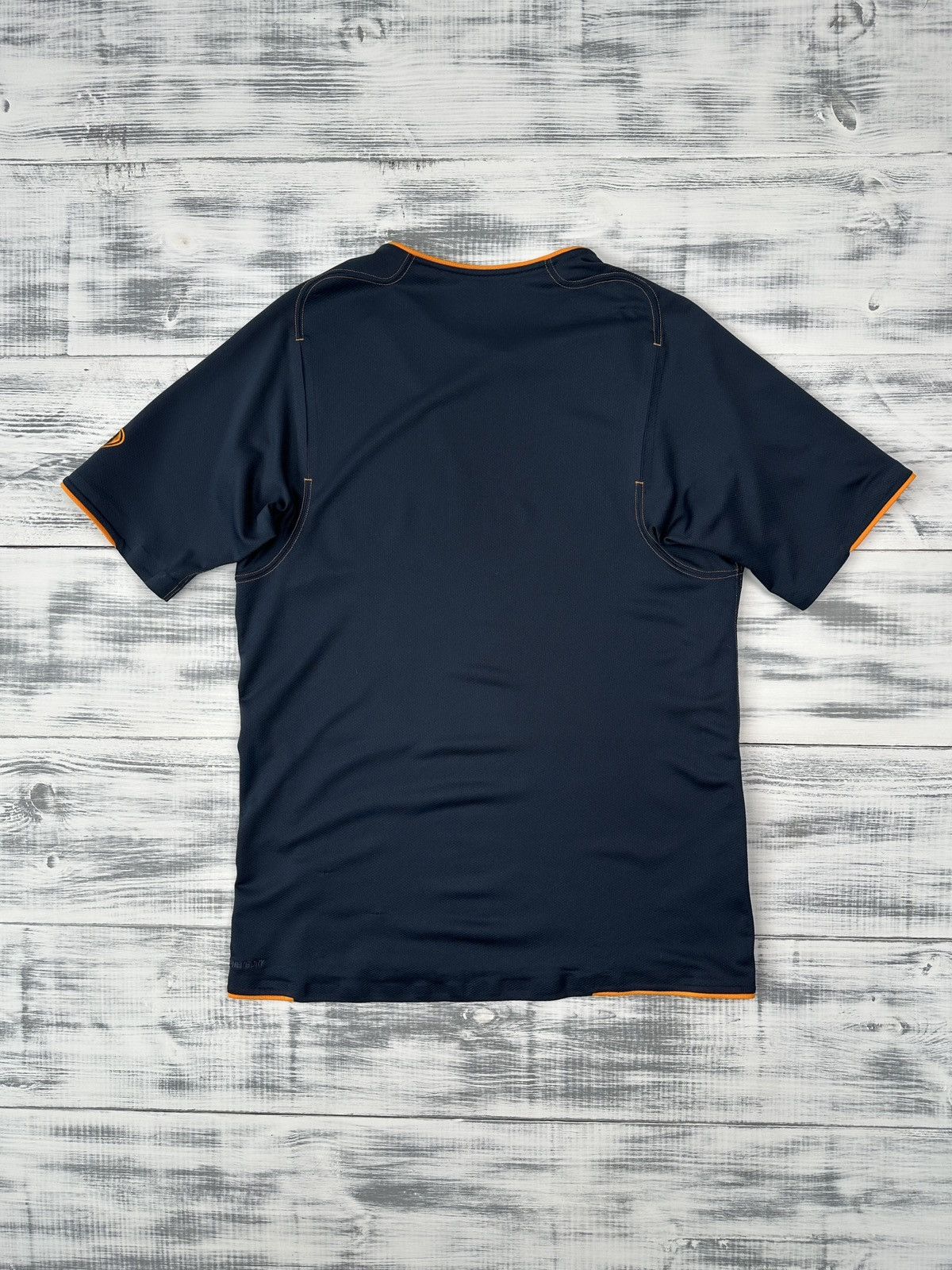 Nike 00s NIKE Mercurial Total 90 Sphere Dry Navy Blue T-Shirt Size US M / EU 48-50 / 2 - 2 Thumbnail