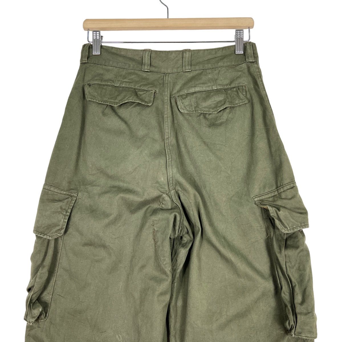 Vintage 🔥 VINTAGE MILITARY CARGO HBT PANTS Size US 30 / EU 46 - 9 Thumbnail