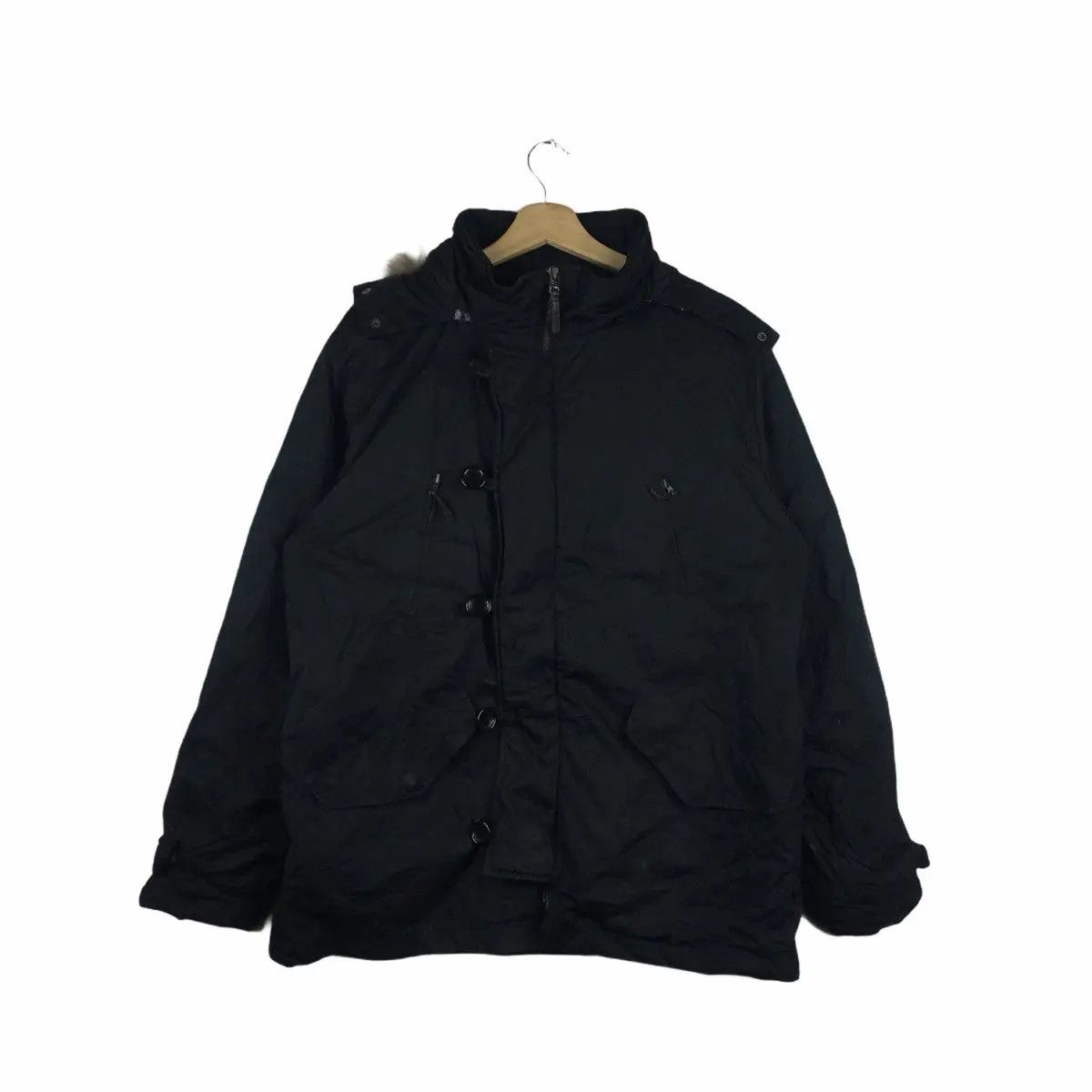 SHIPS Vtg SHIPS JAPAN DESIGNER Jacket Parka Trench Sweater Size US L / EU 52-54 / 3 - 1 Thumbnail