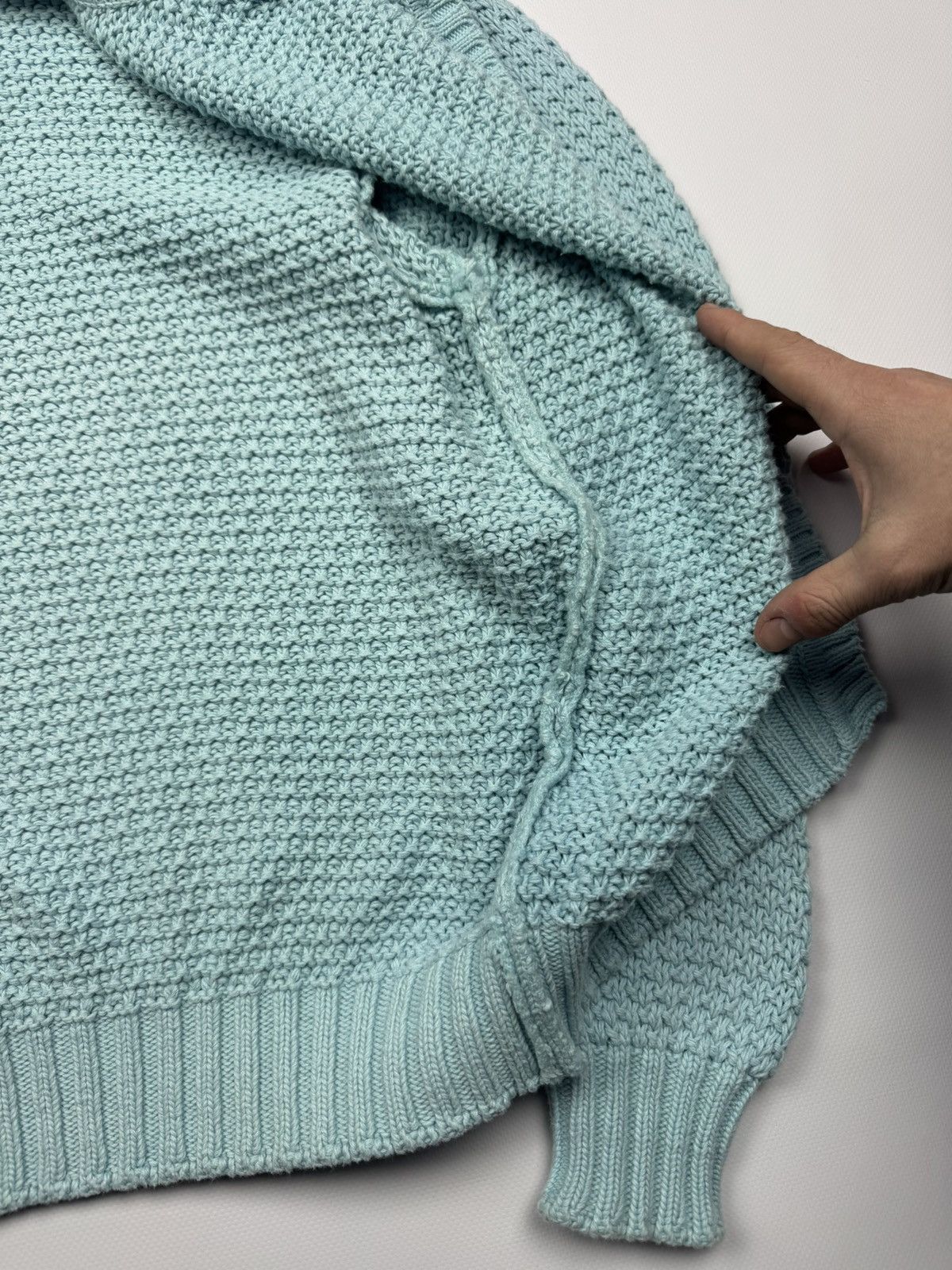 Benetton Vintage Benneton Knit Womans Cardigan Size L / US 10 / IT 46 - 8 Thumbnail