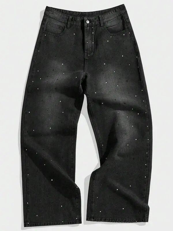 Jean Kubota x Fuka Gems Y2k Denim Jeans Loose Fit Size US 32 / EU 48 - 1 Thumbnail