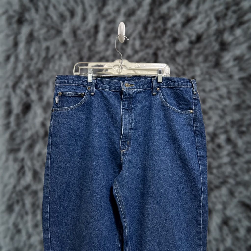 Carhartt Carhartt Jeans Mens 42x32 Light Wash Denim Straight Leg Relaxed Fit B160-DST Jeans Regular Mens Size US 42 / EU 58 - 1 Thumbnail