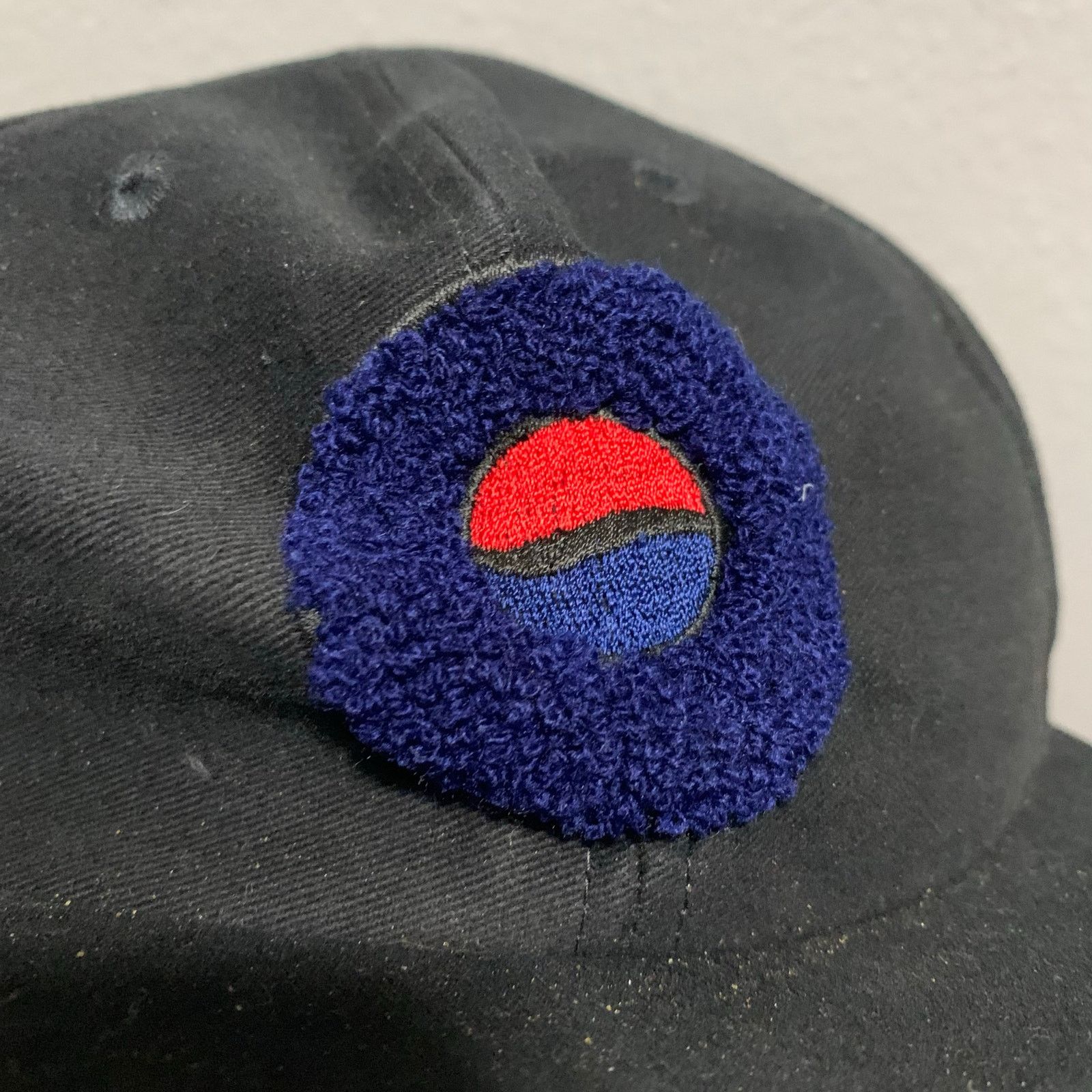Pepsi PEPSI Vintage Y2K Logo Fuzzy Patch SnapBack Baseball Hat Size ONE SIZE - 3 Thumbnail