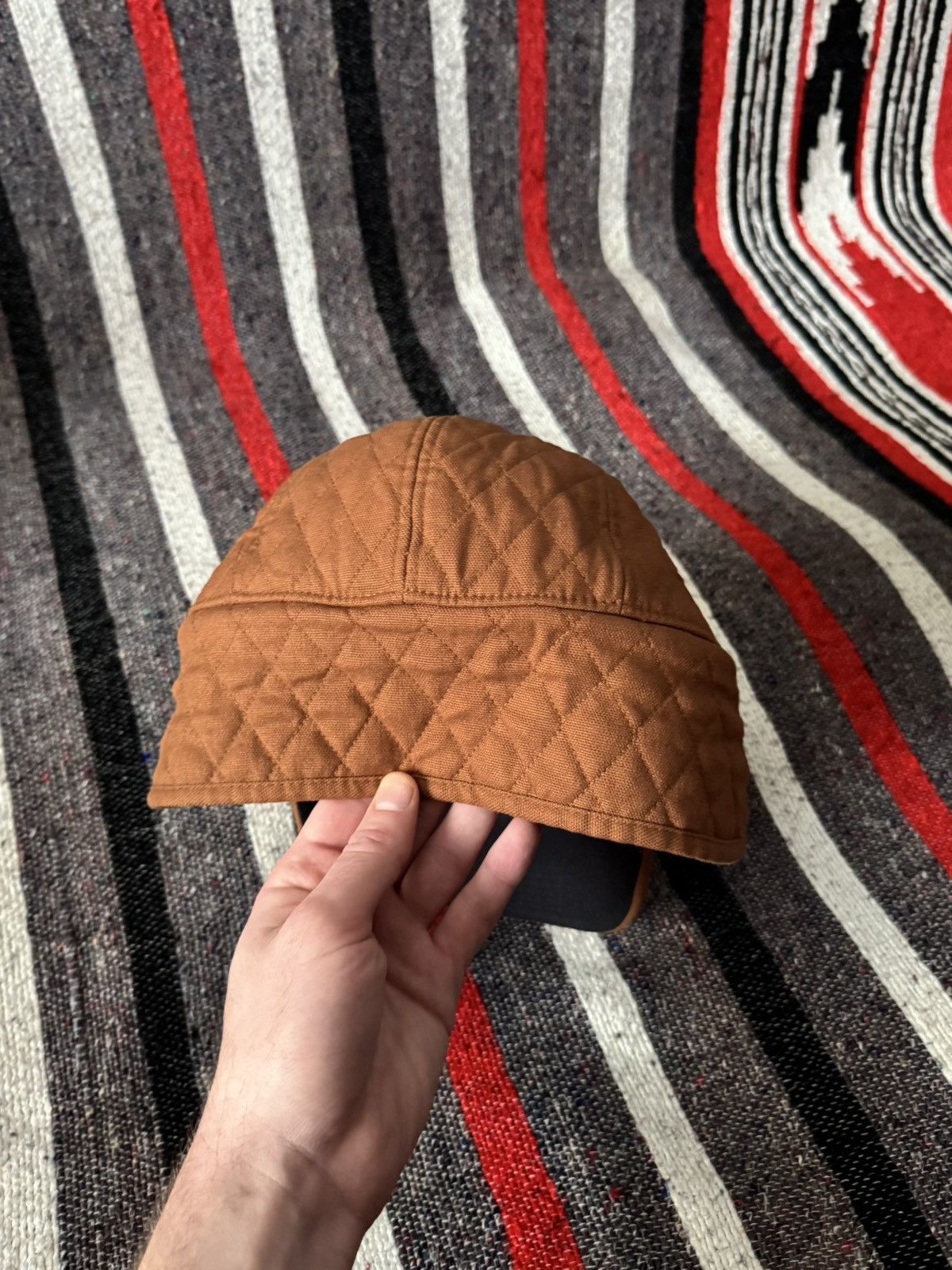 Carhartt Vintage 09’s Carhartt 2006 y2k Brown Winter Workwear Hat Size ONE SIZE - 6 Thumbnail