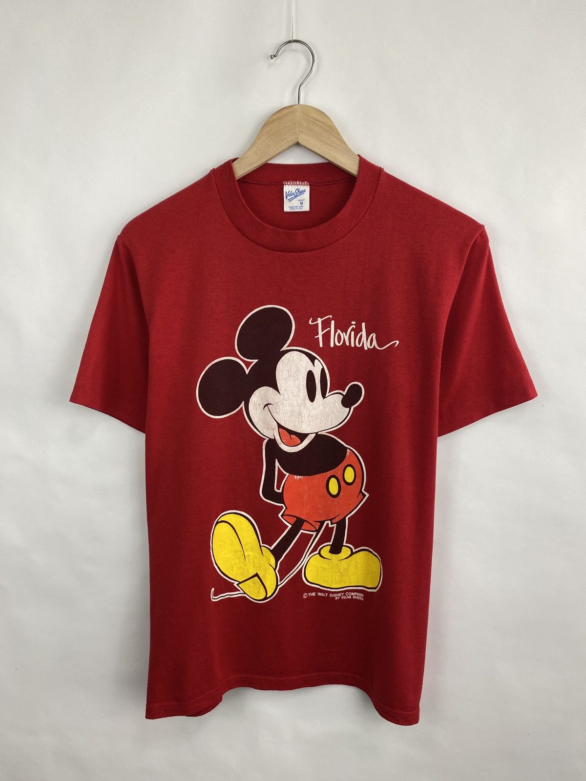 Mickey Mouse 🇺🇸 Vintage 80s Mickey Mouse made in USA Rare Retro Y2K Size US M / EU 48-50 / 2 - 3 Thumbnail