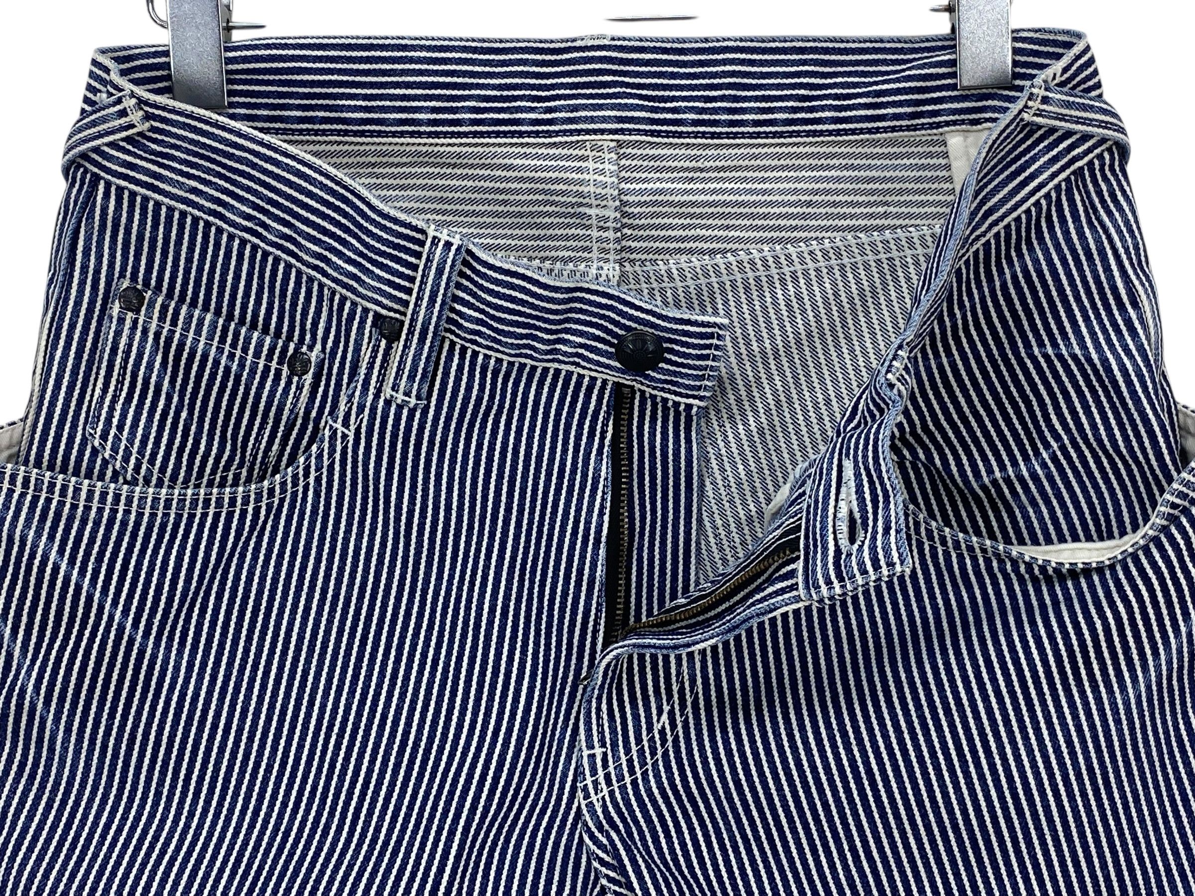 Japanese Brand 211295 Jeans Stripes Hickory Jeans Size US 31 - 5 Thumbnail