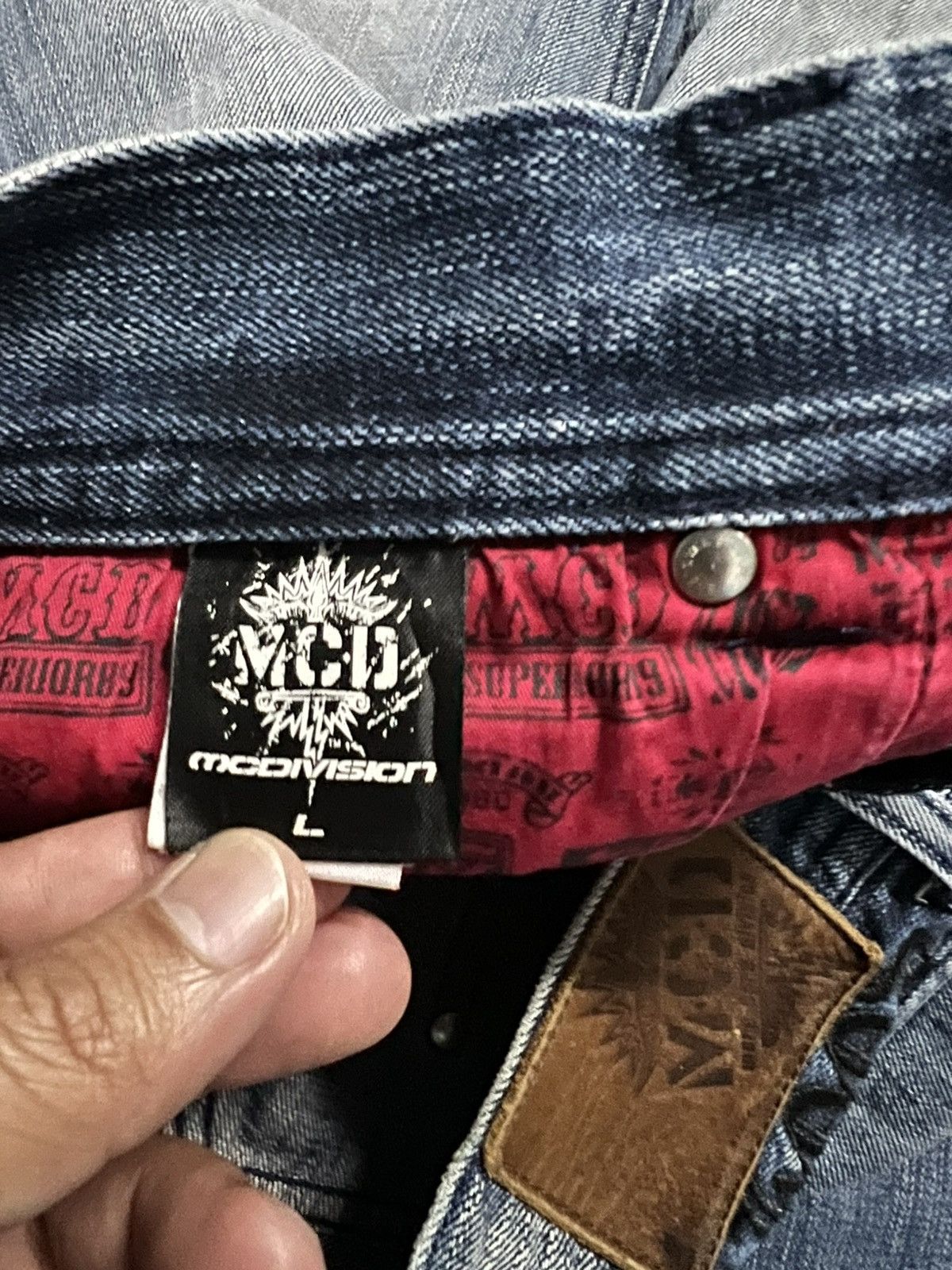 Japanese Brand 💥Baggy💥MCD Faded Punk Jean Very Rare Size US 32 / EU 48 - 21 Thumbnail