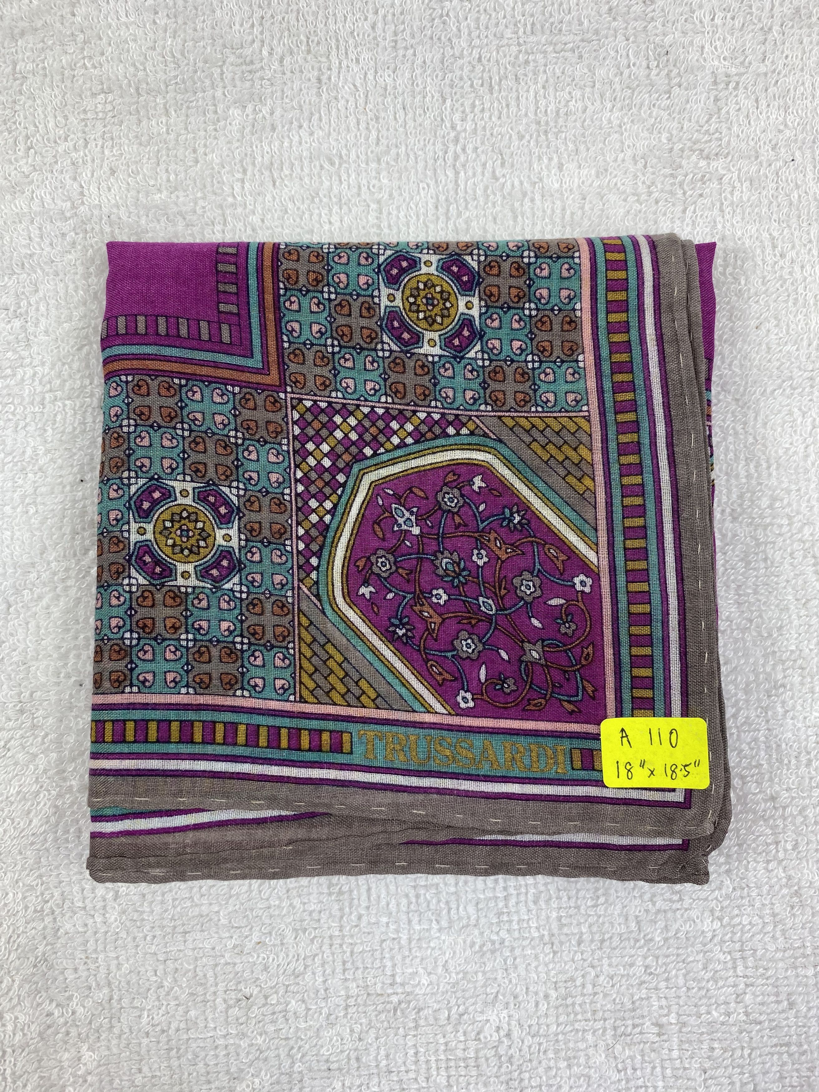 Trussardi × Vintage Trussardi Handkerchief / Bandana / Neckerchief Size ONE SIZE - 6 Thumbnail