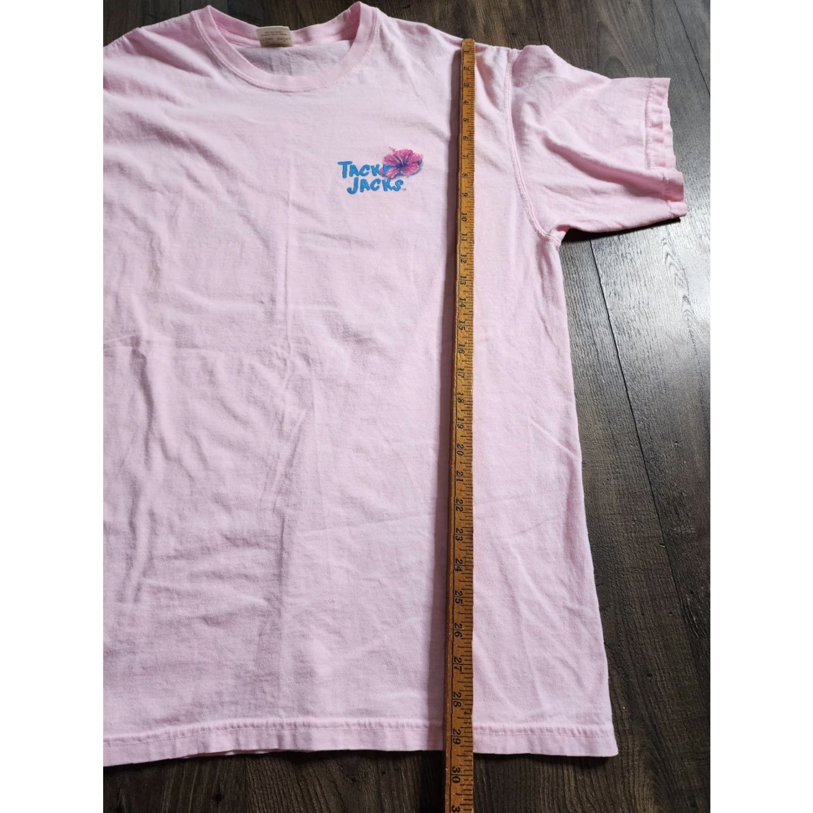 Comfort Colors Tacky Jacks FL Beach Destination Travel Funny T Shirt, Adult XL, Pink, Double Sided, Cotton, Comfort Colors, Short Sleeve, Crew Neck, Unisex Adults Size US XL / EU 56 / 4 - 3 Thumbnail