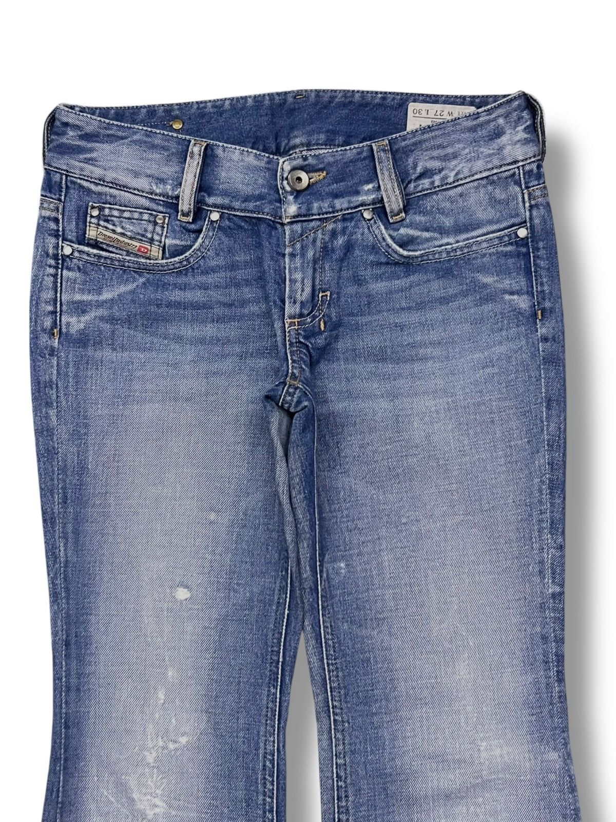 Diesel Flared Vintage Diesel Louvely Italy - Faded Wash Jeans Size 29" - 3 Thumbnail